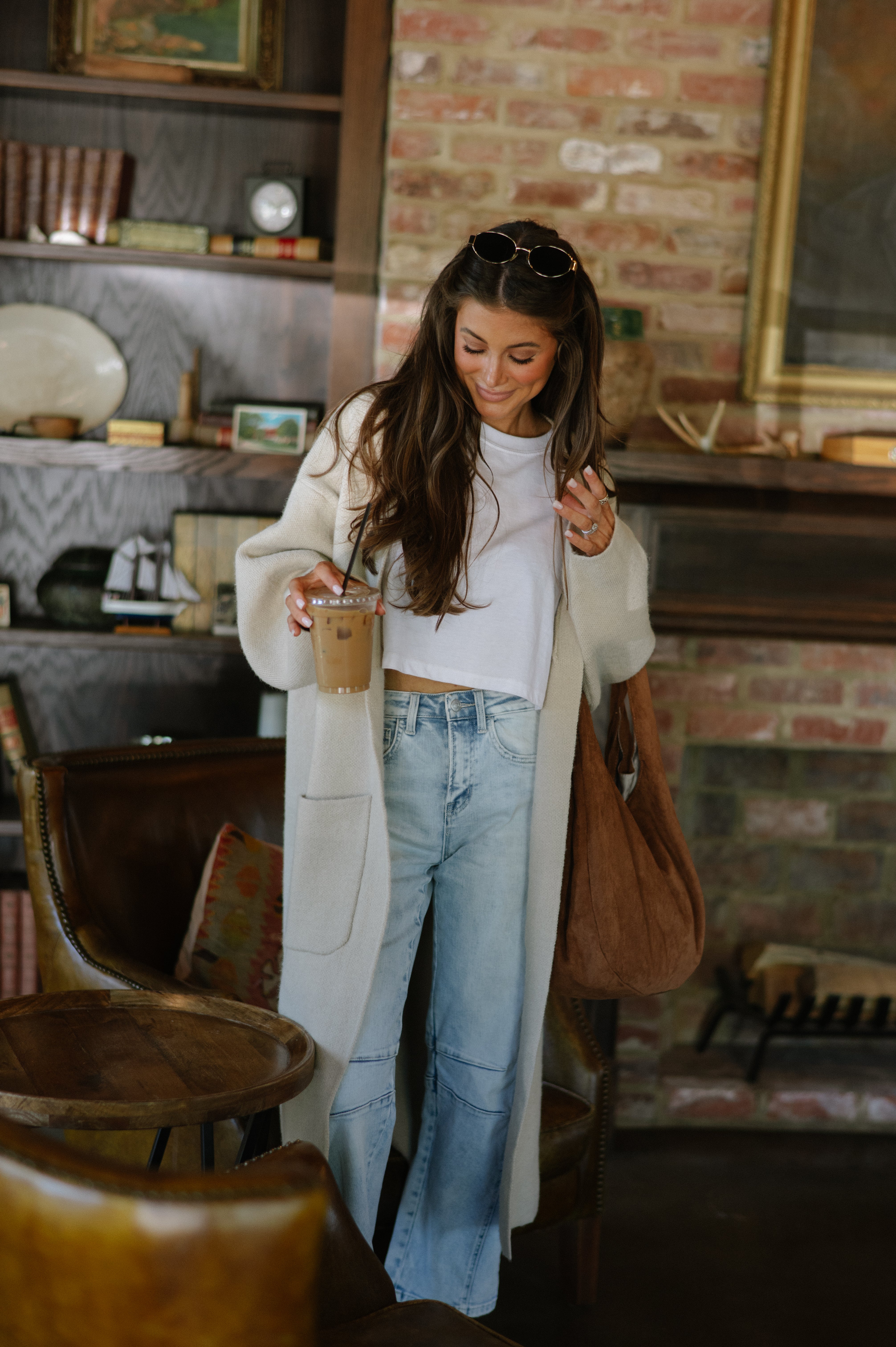 PREORDER Beverly Oversized Cardigan- Beige PREORDER 11/29