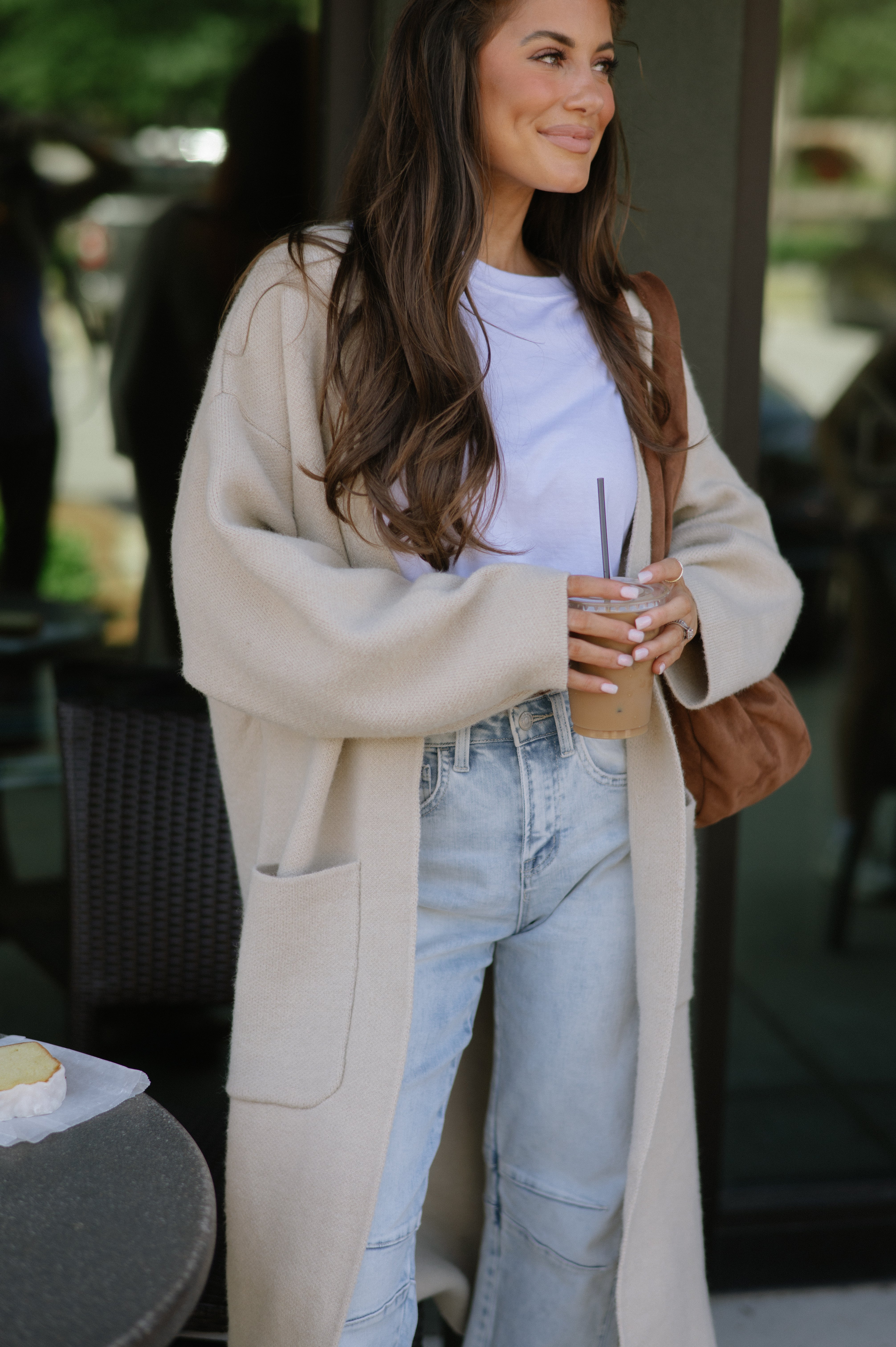 PREORDER Beverly Oversized Cardigan- Beige PREORDER 11/29