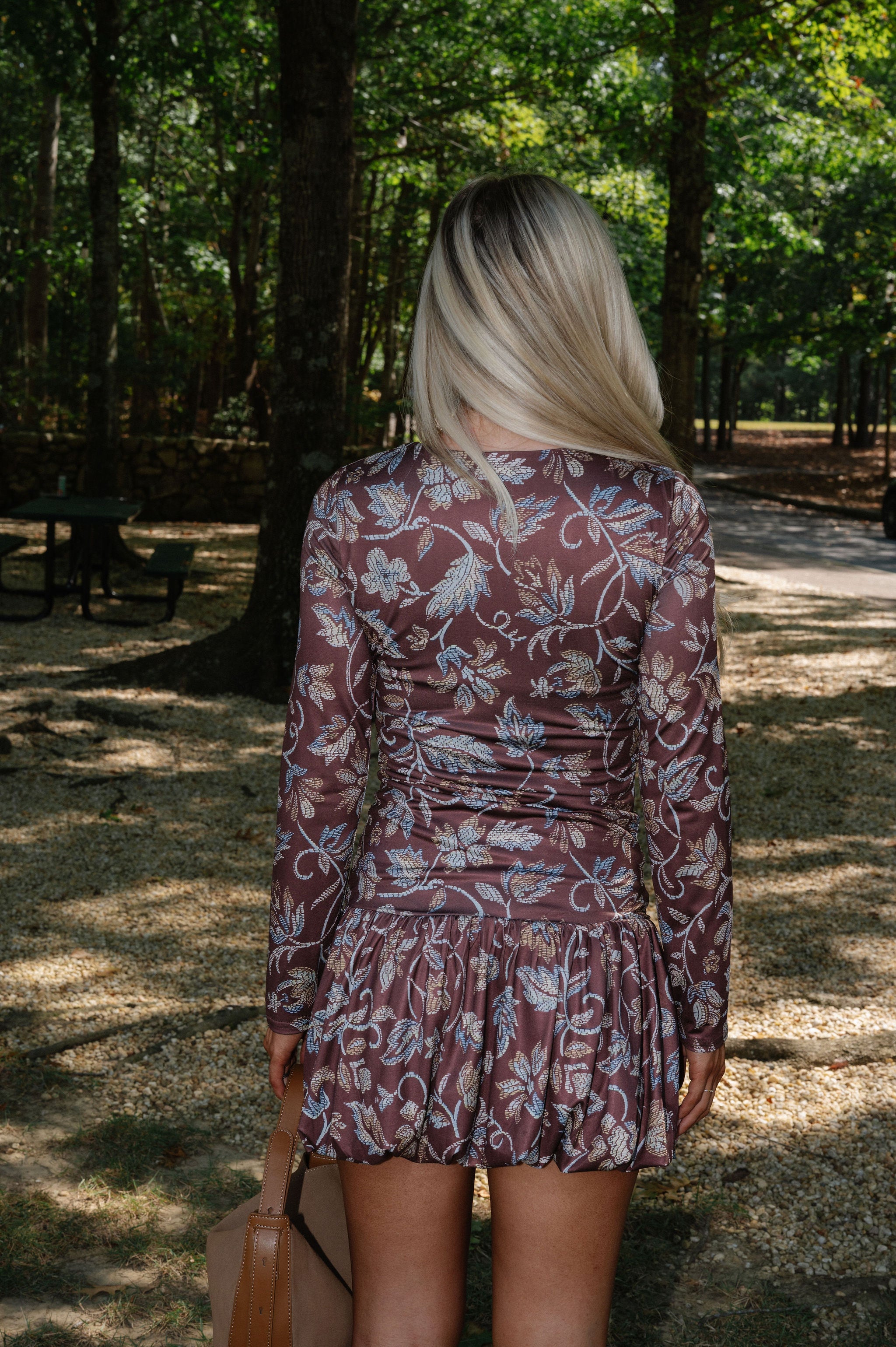 Riggins Dress- Brown Multi