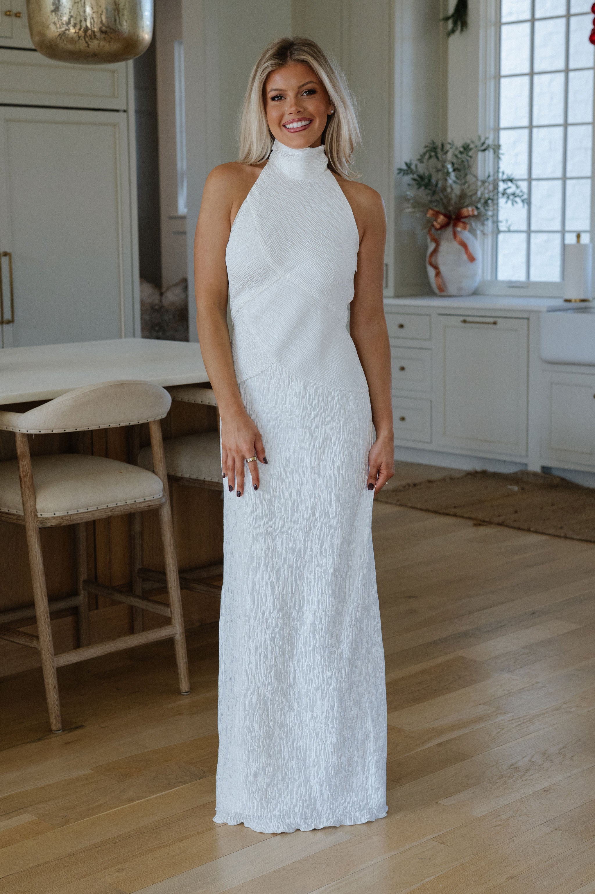 Sadie Maxi Gown-White