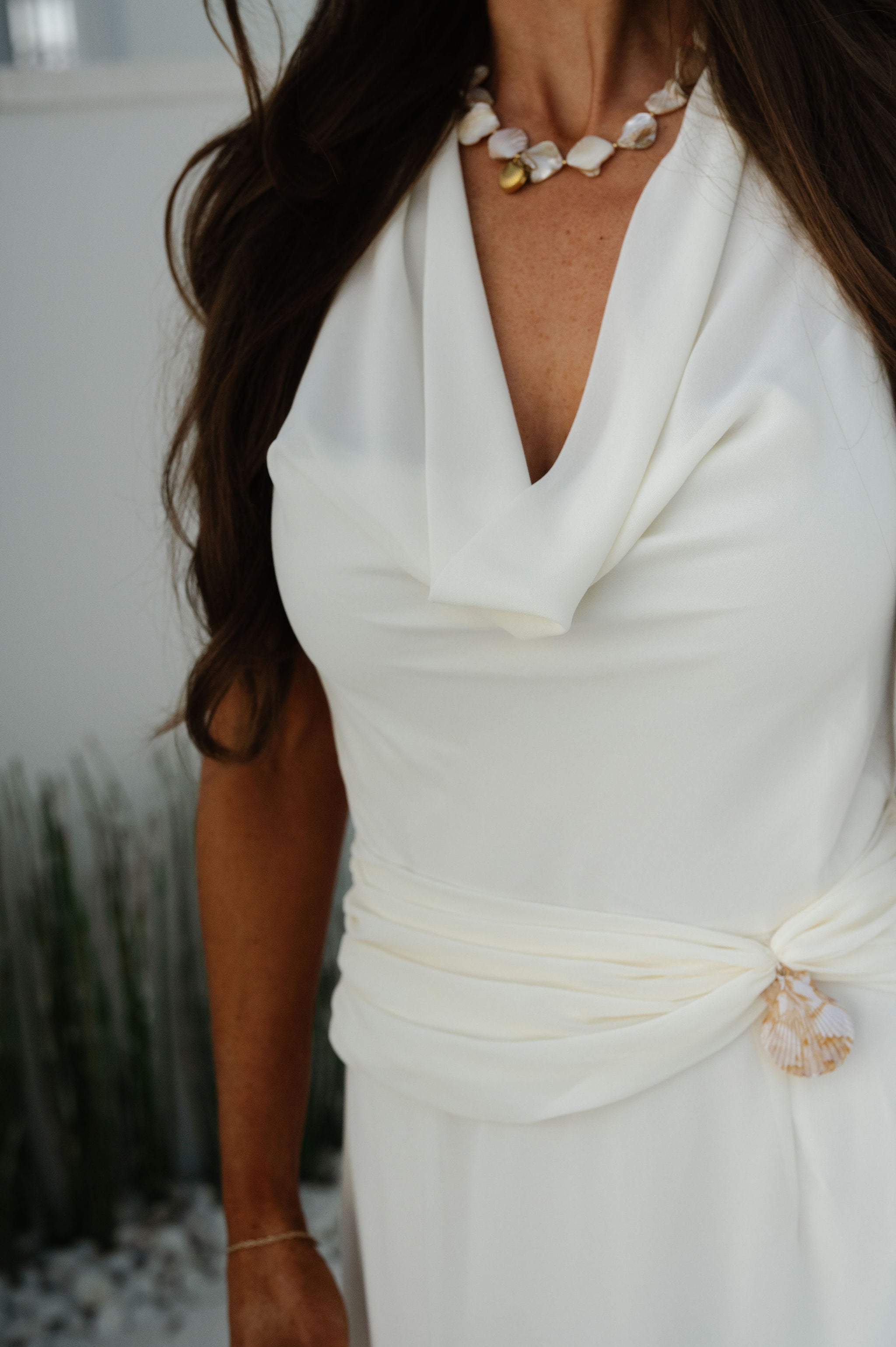Jordan Hatler Dress-Eggshell