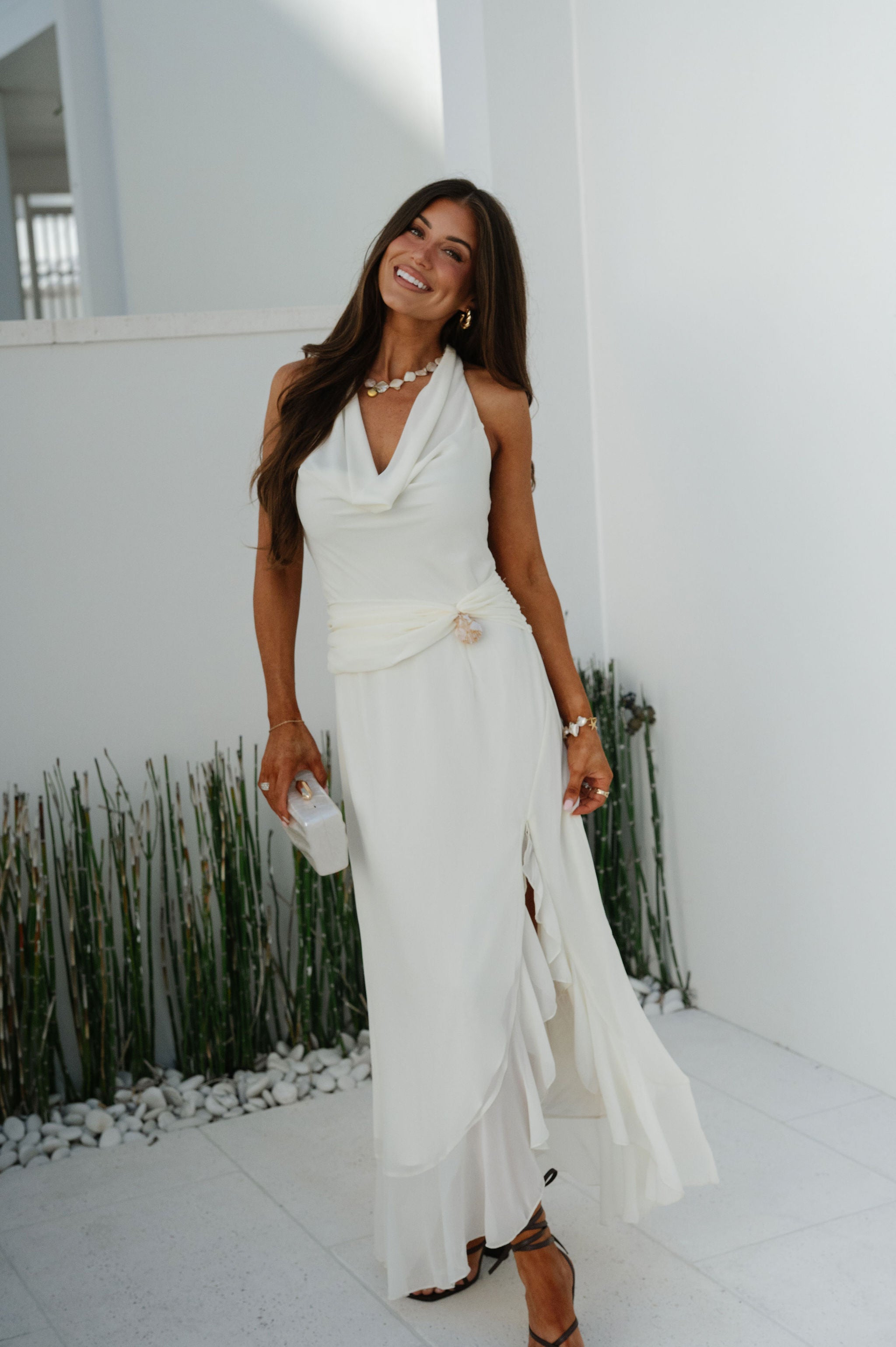 Jordan Hatler Dress-Eggshell