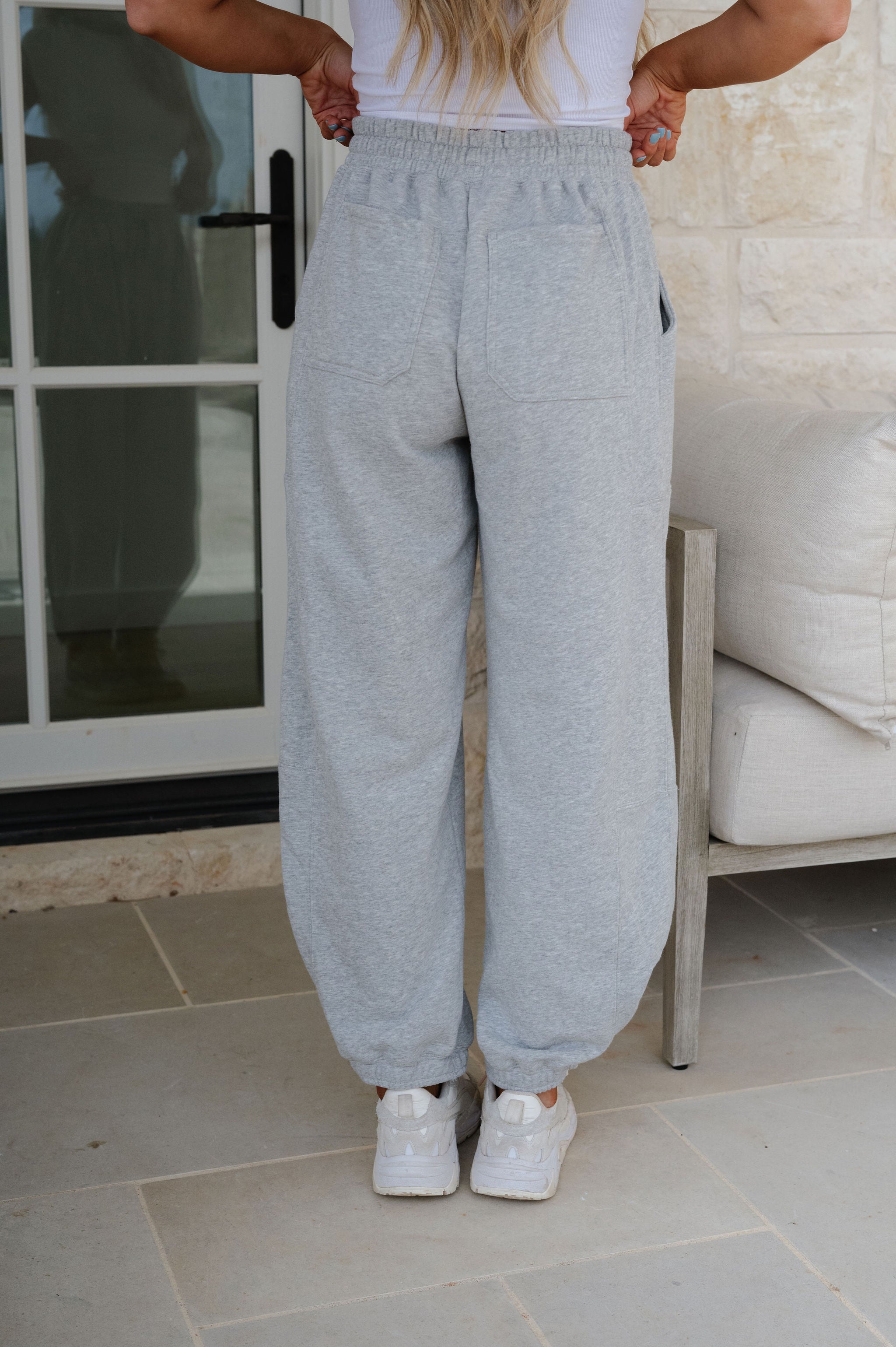 Lennie Sweatpants-Heather Grey