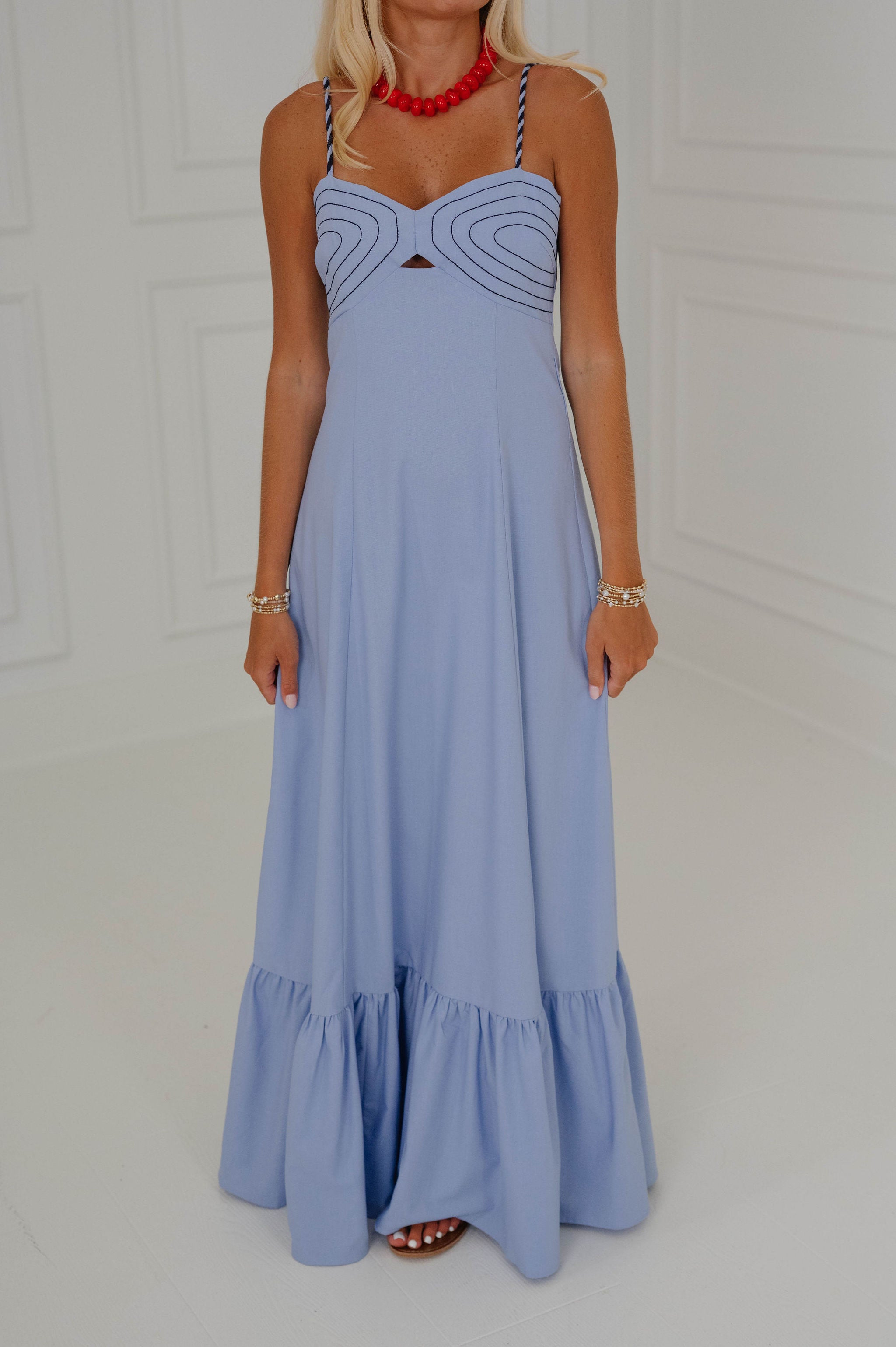 Kodi Maxi Dress-Sky Blue