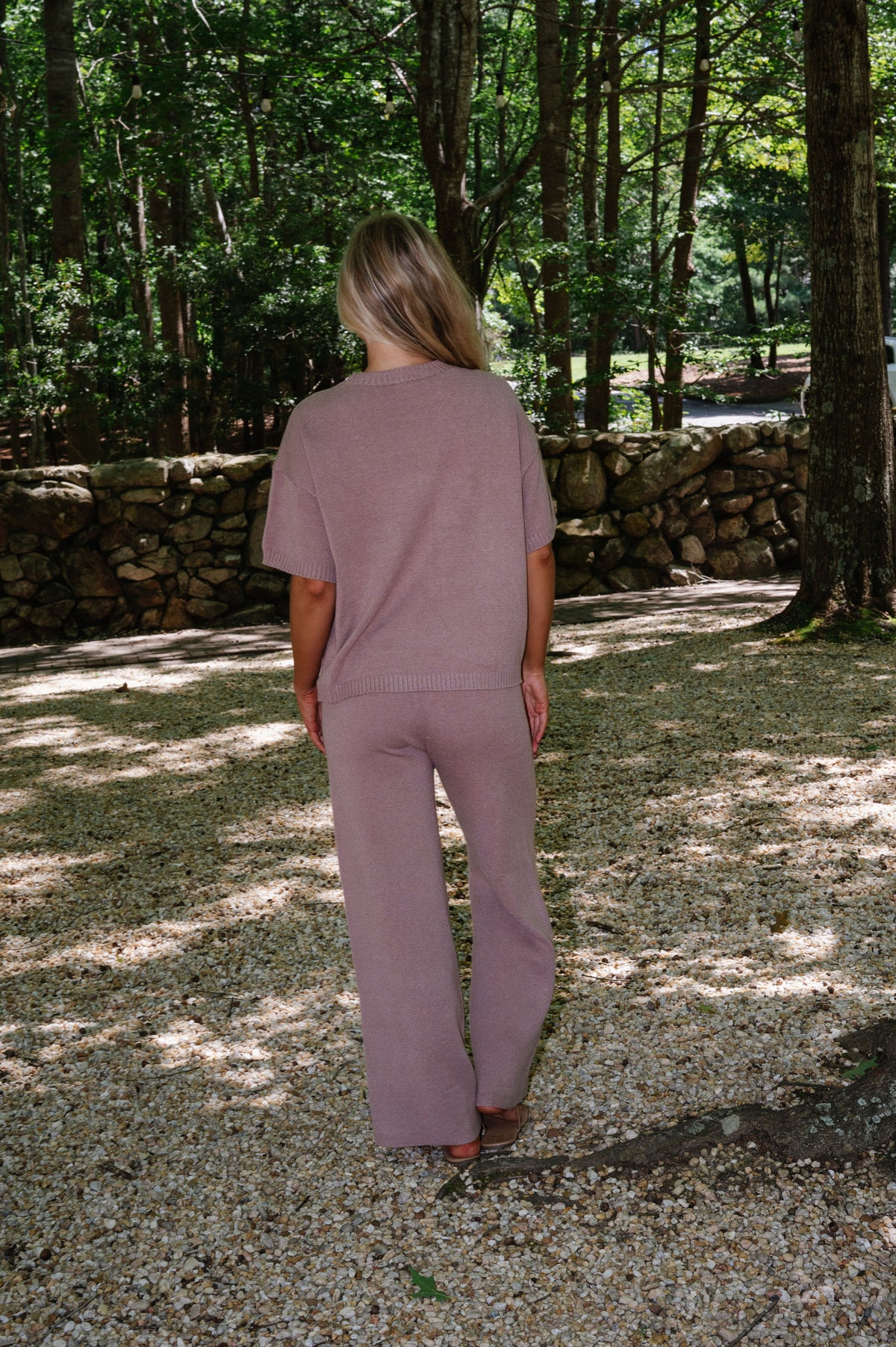 Stanton Knit Pants Set- Mushroom