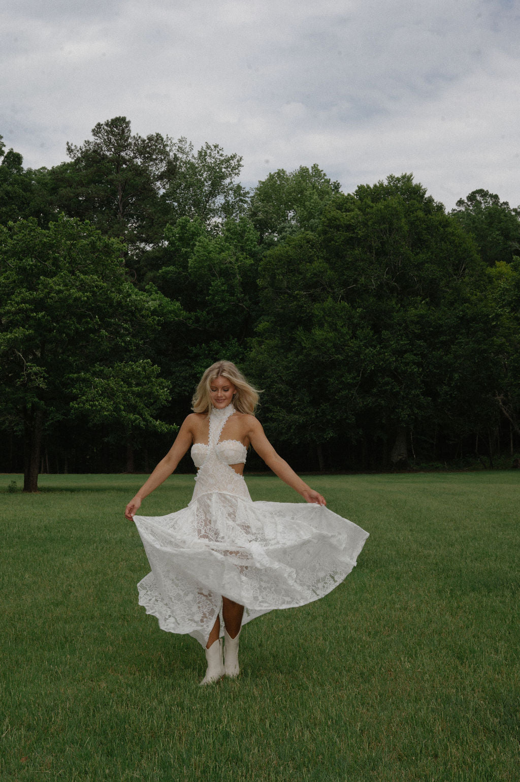 Margo Tiered Maxi- Off White