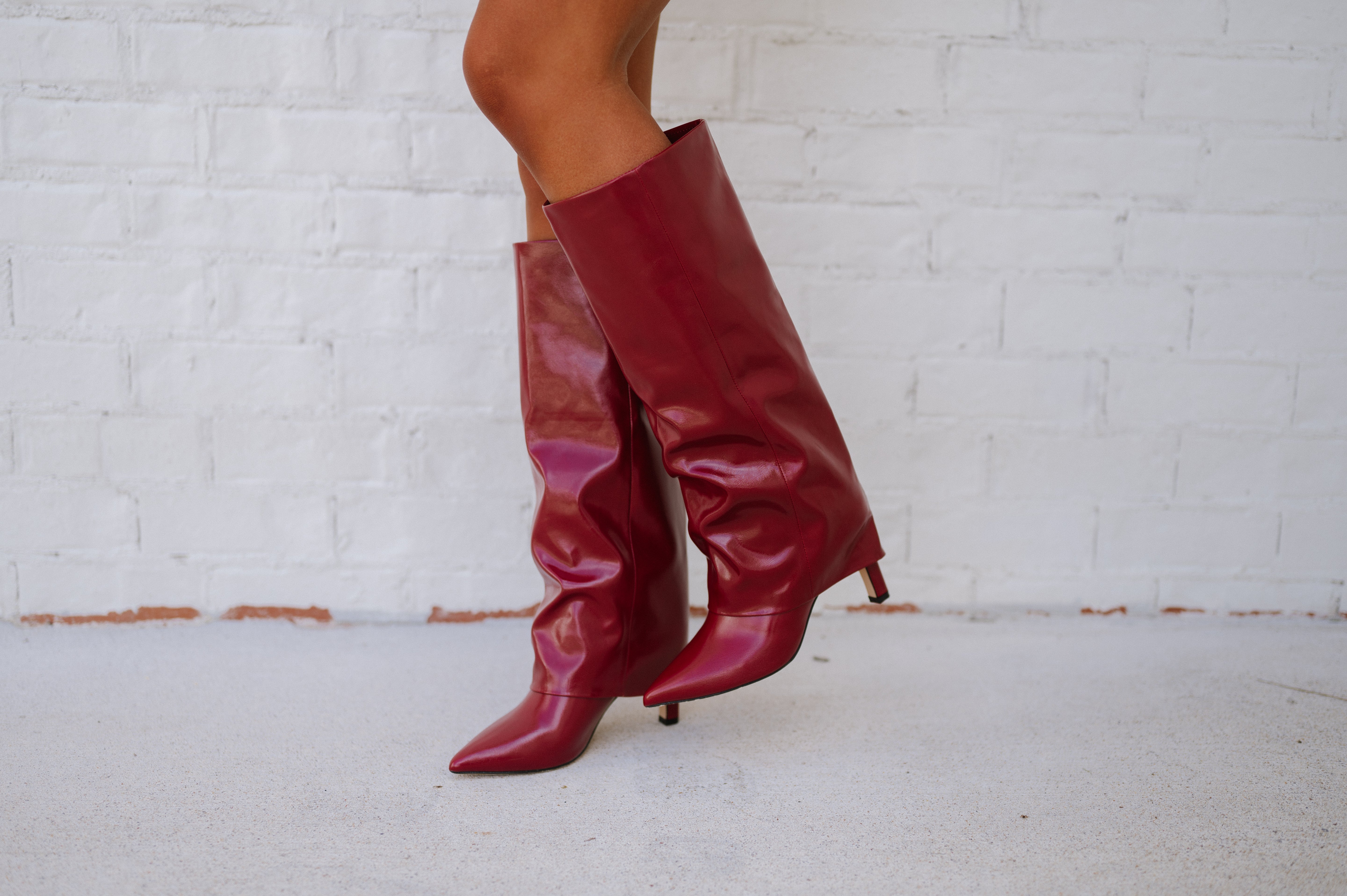 Fave Boots- Deep Red