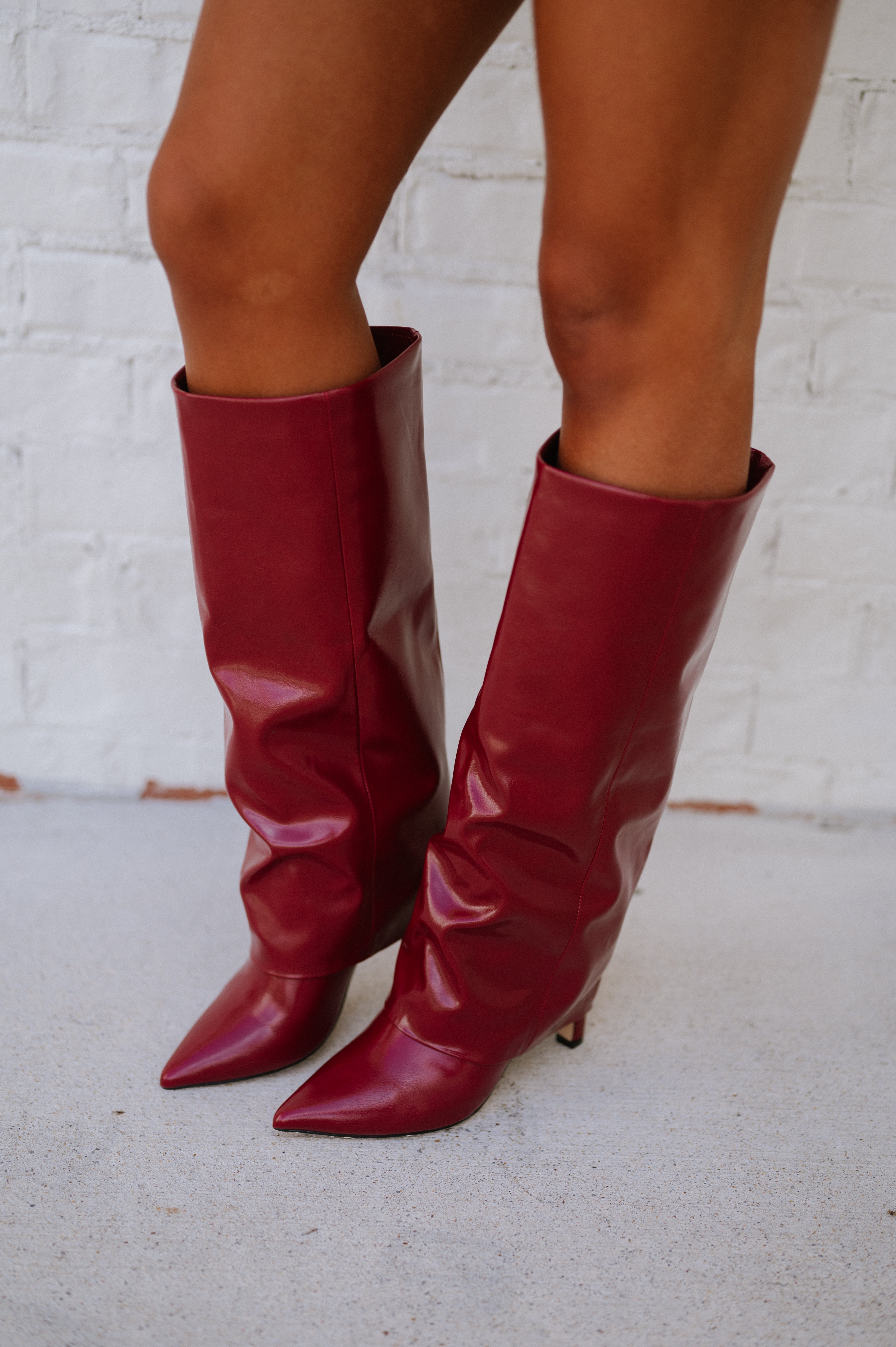 Fave Boots- Deep Red