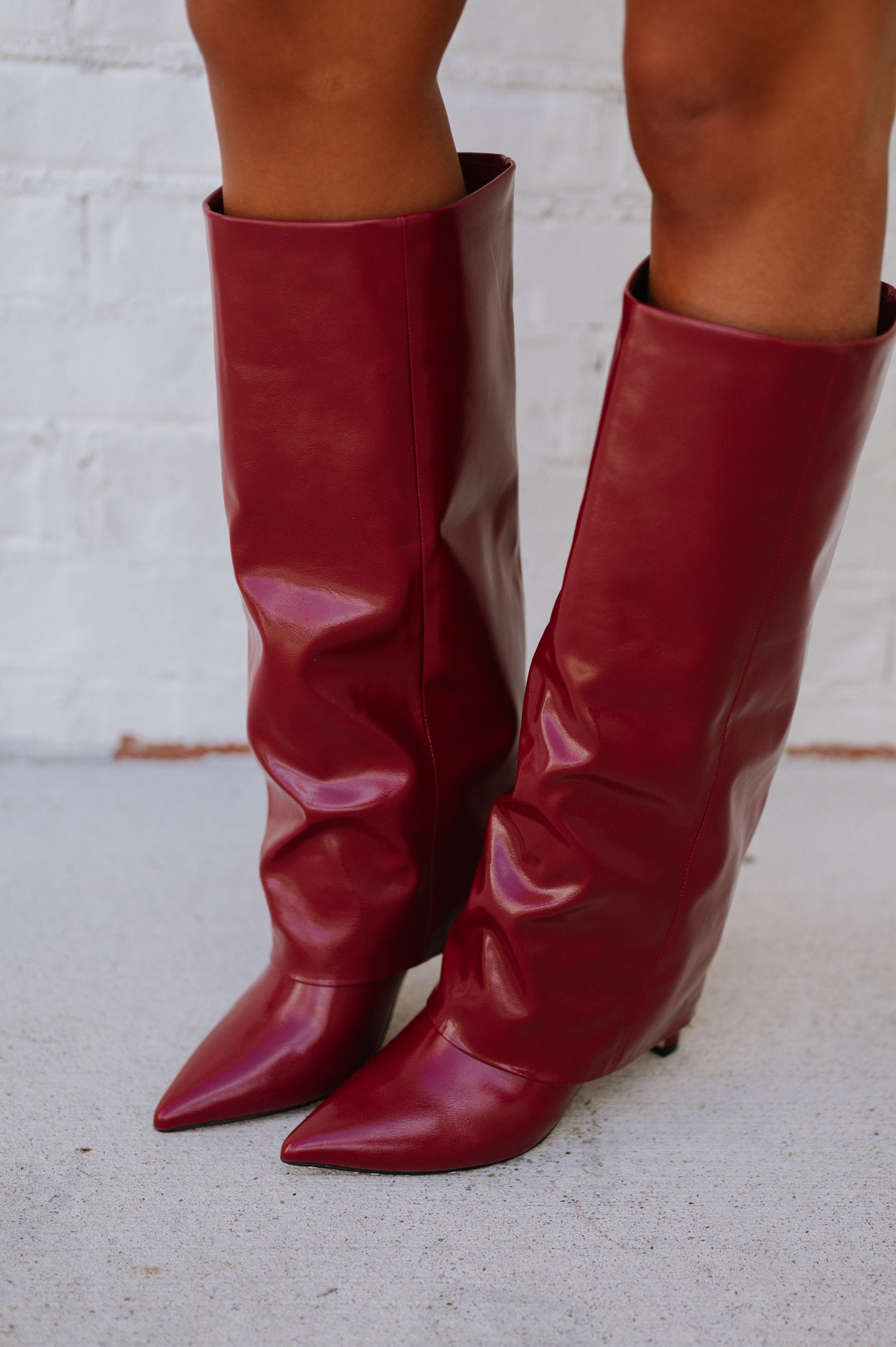 Fave Boots- Deep Red