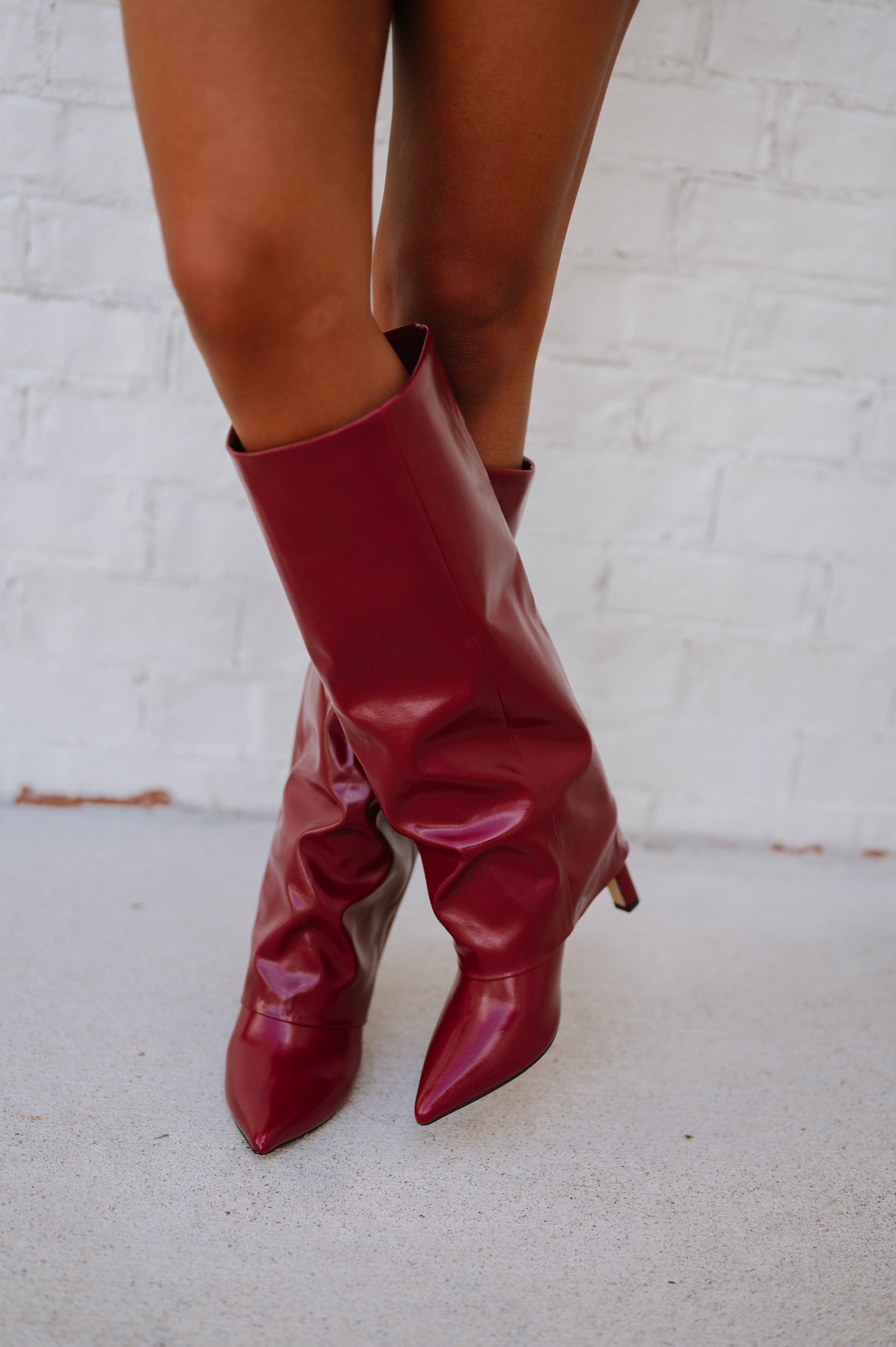 Fave Boots- Deep Red