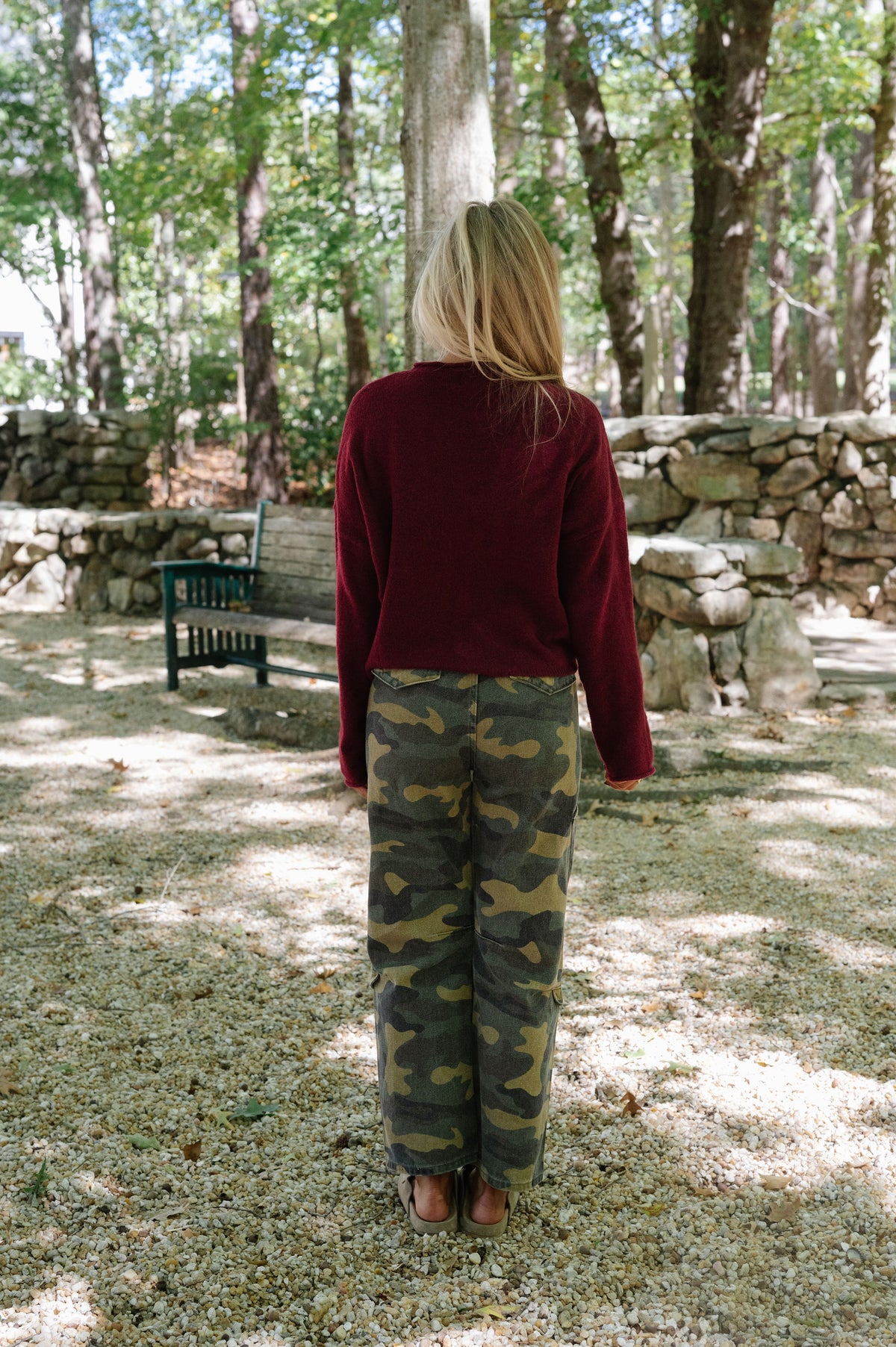 Oversized Piper Pullover-Wine