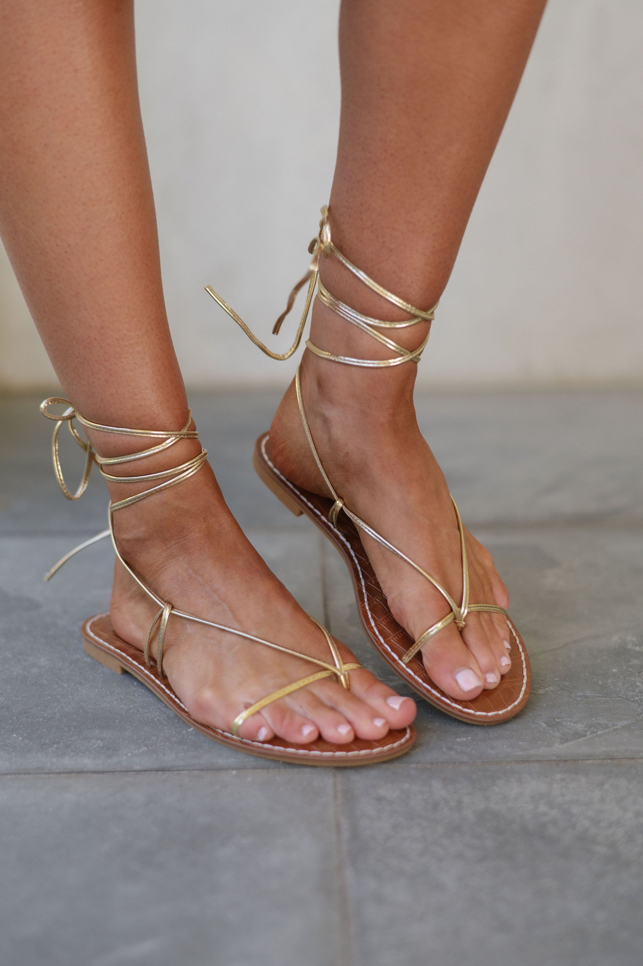 Candy Strappy Sandal- Gold