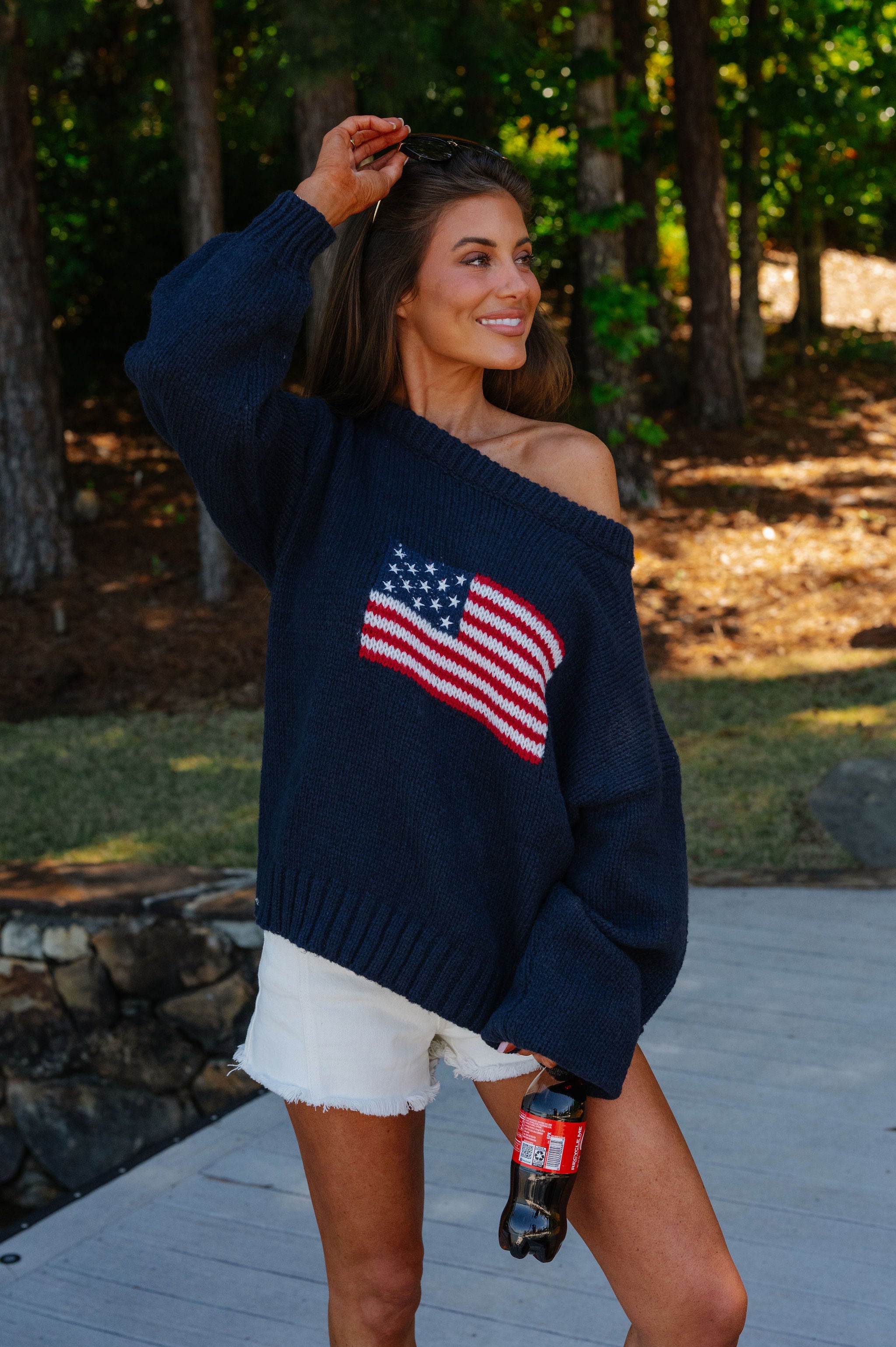 Whitley Sweater-Navy