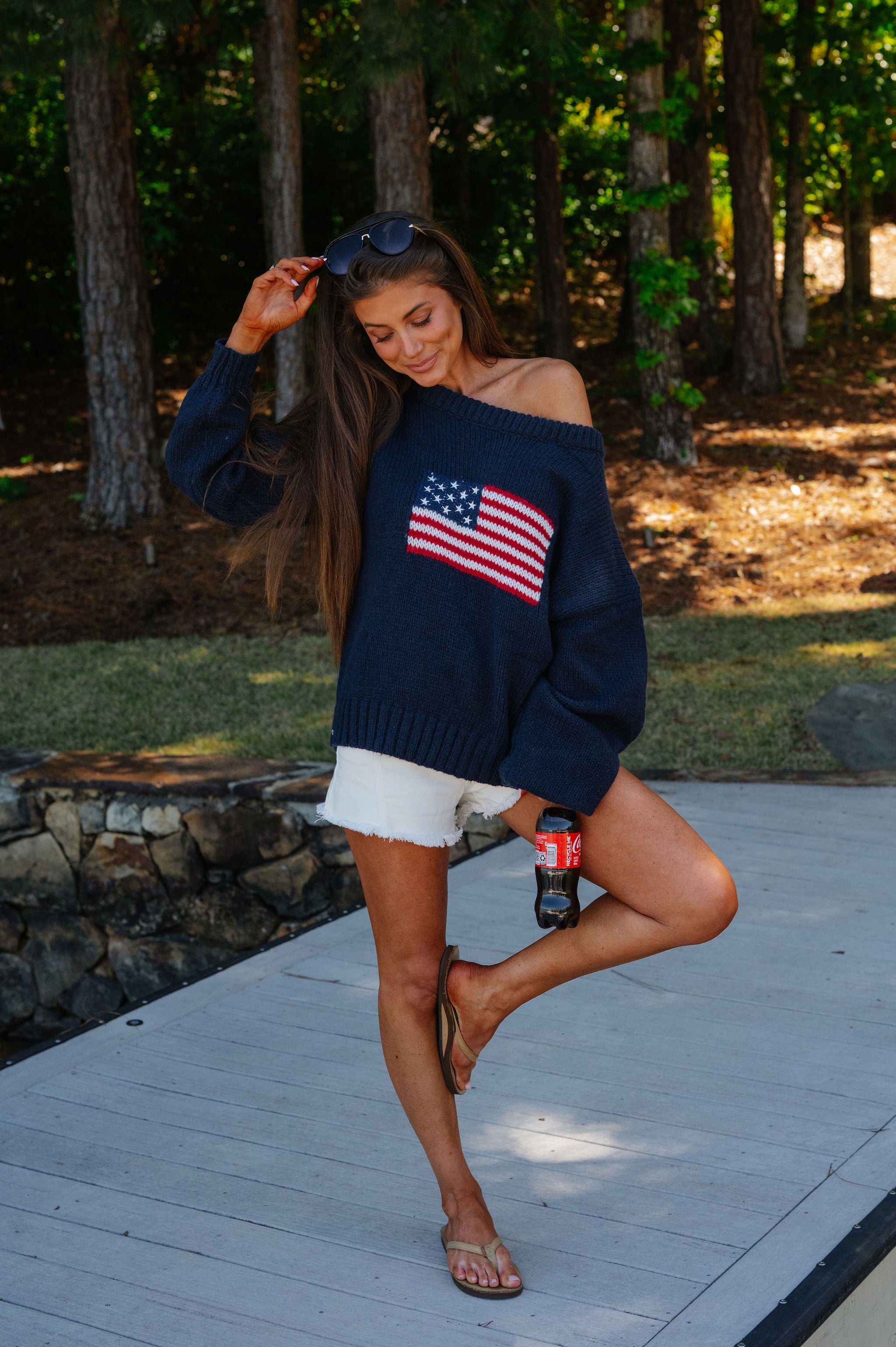 Whitley Sweater-Navy