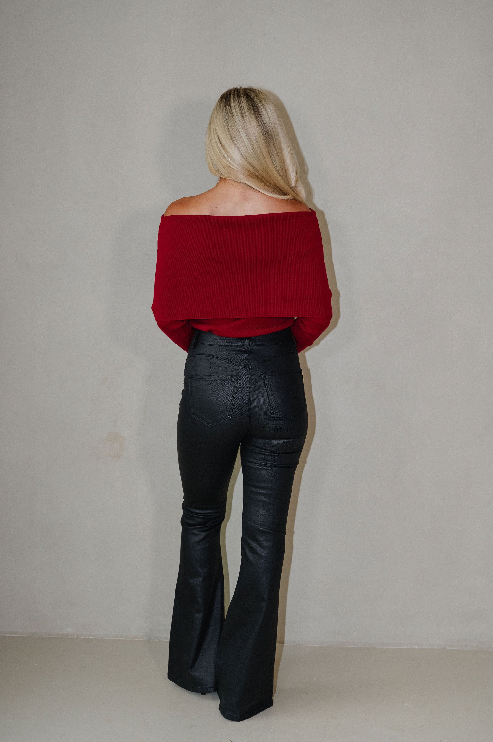 Campbell OTS Sweater-Burgundy