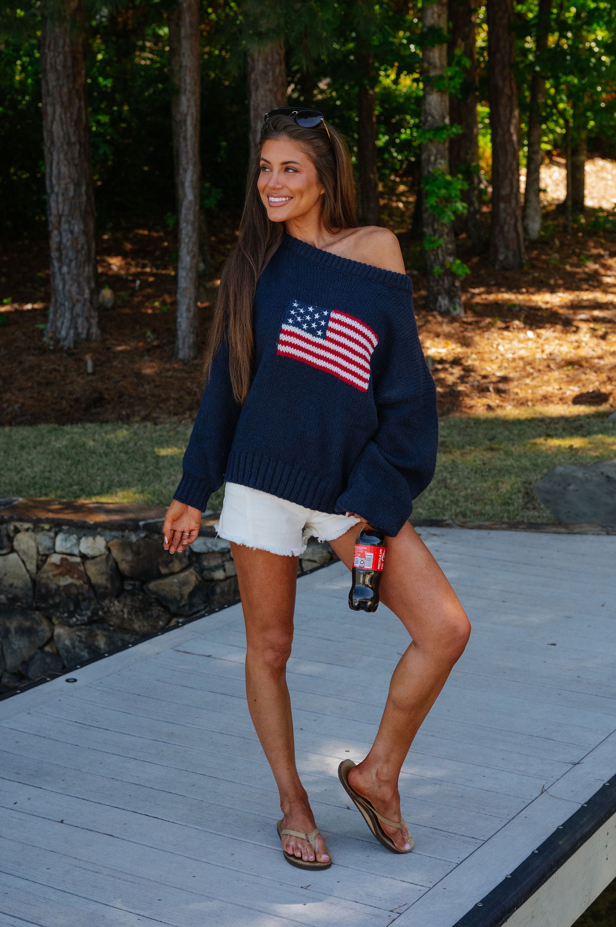 Whitley Sweater-Navy