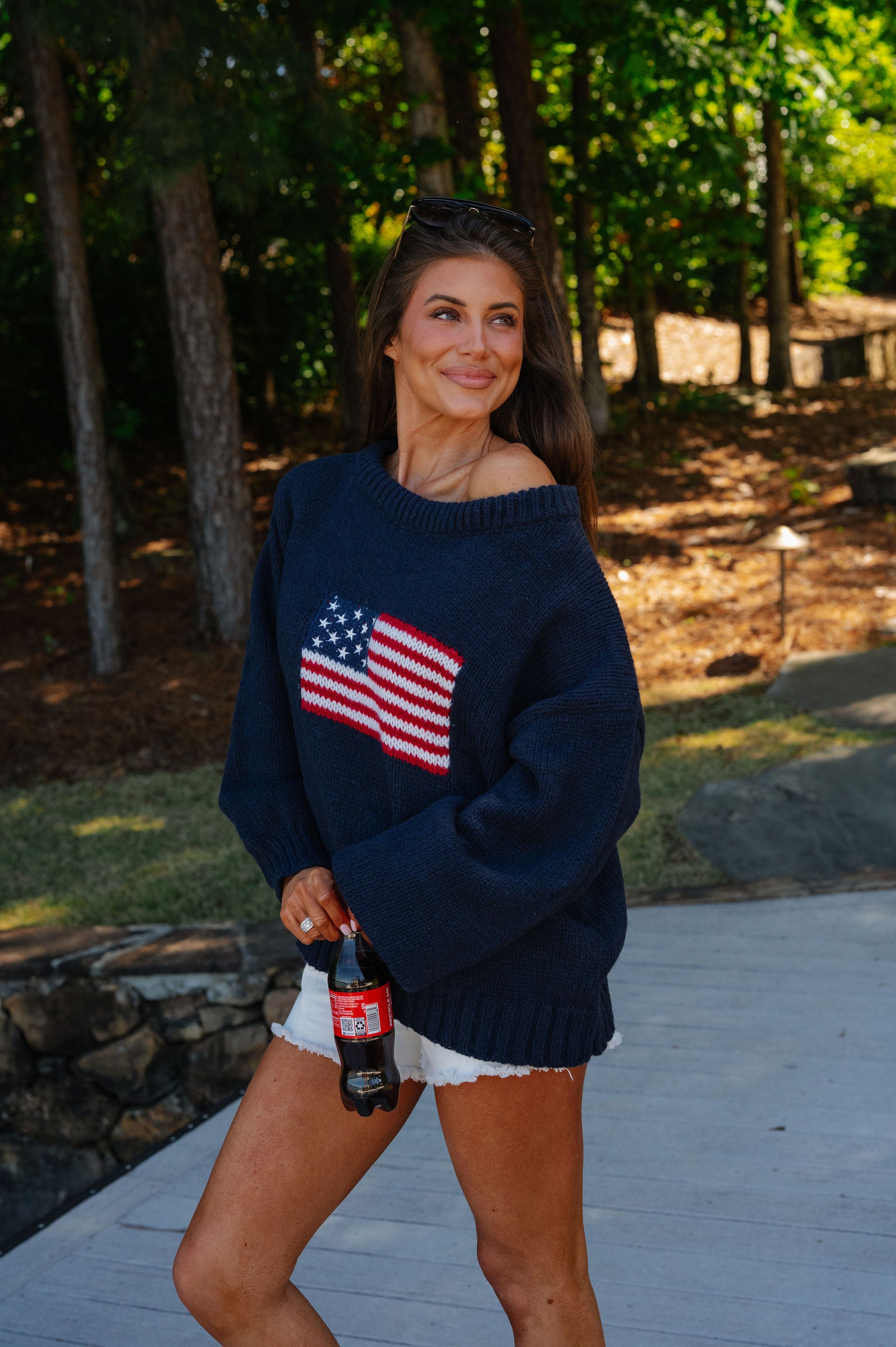 Whitley Sweater-Navy