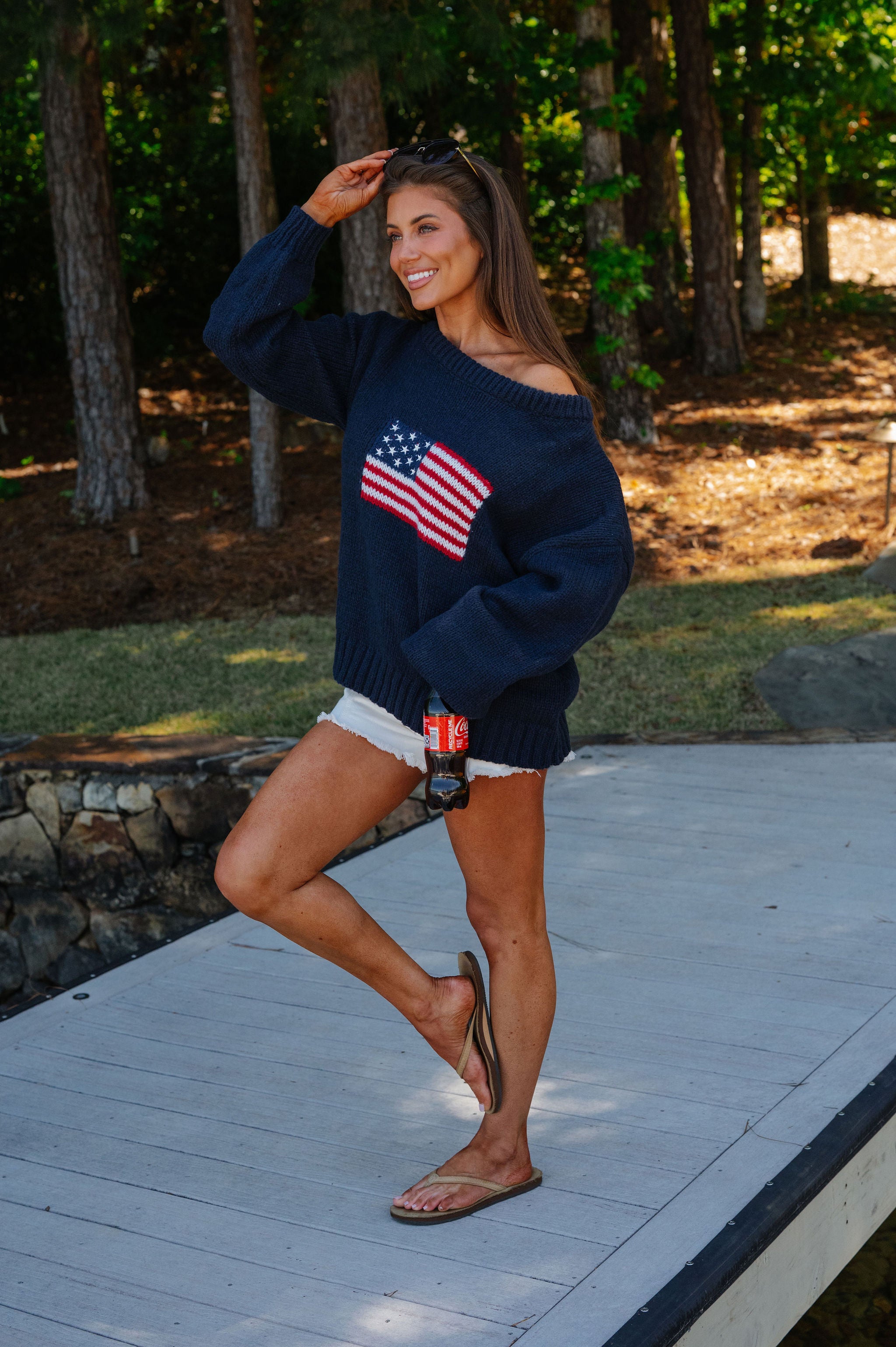Whitley Sweater-Navy
