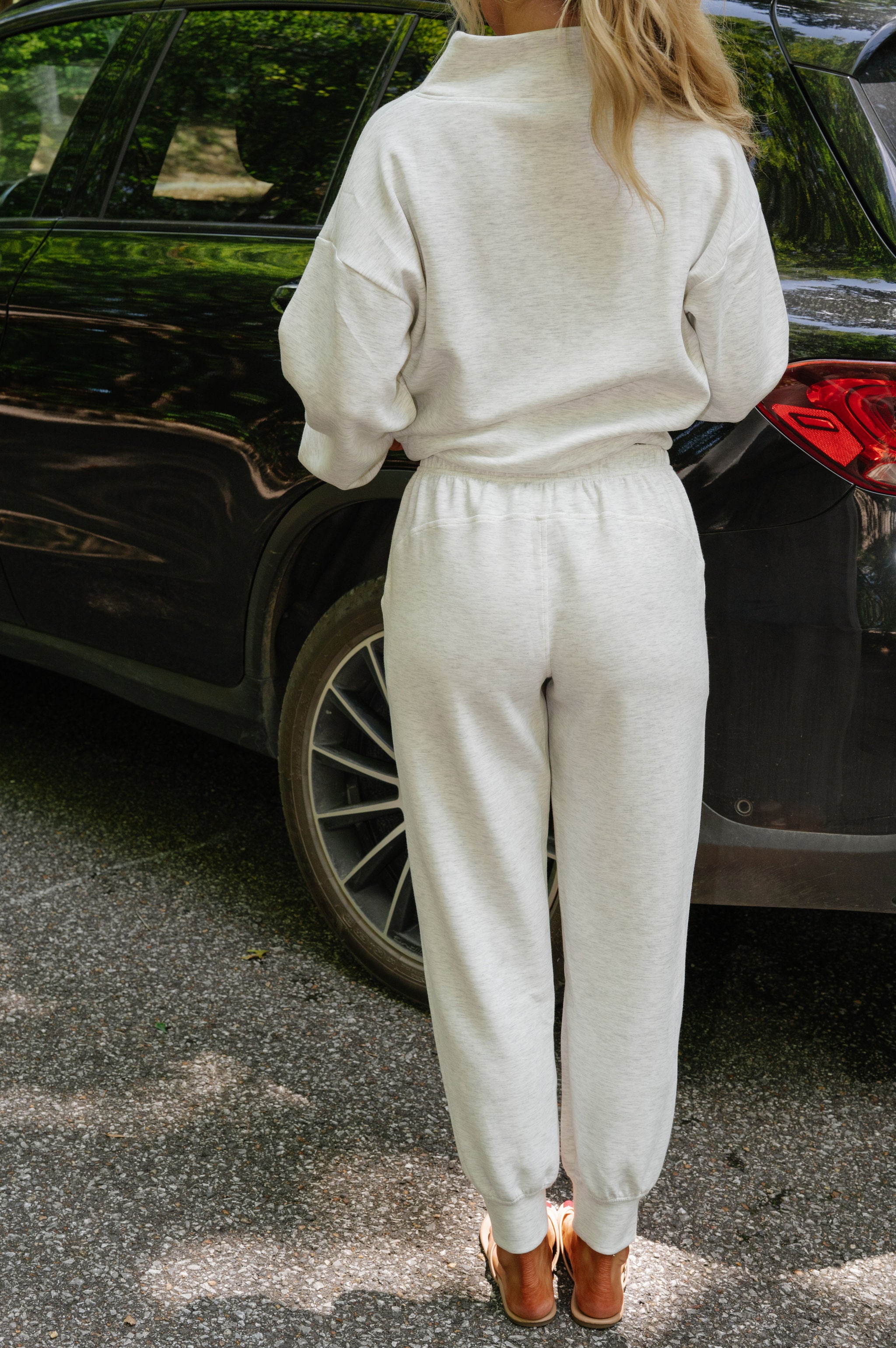 Marren Scuba Jogger Set-Light Heathered Grey