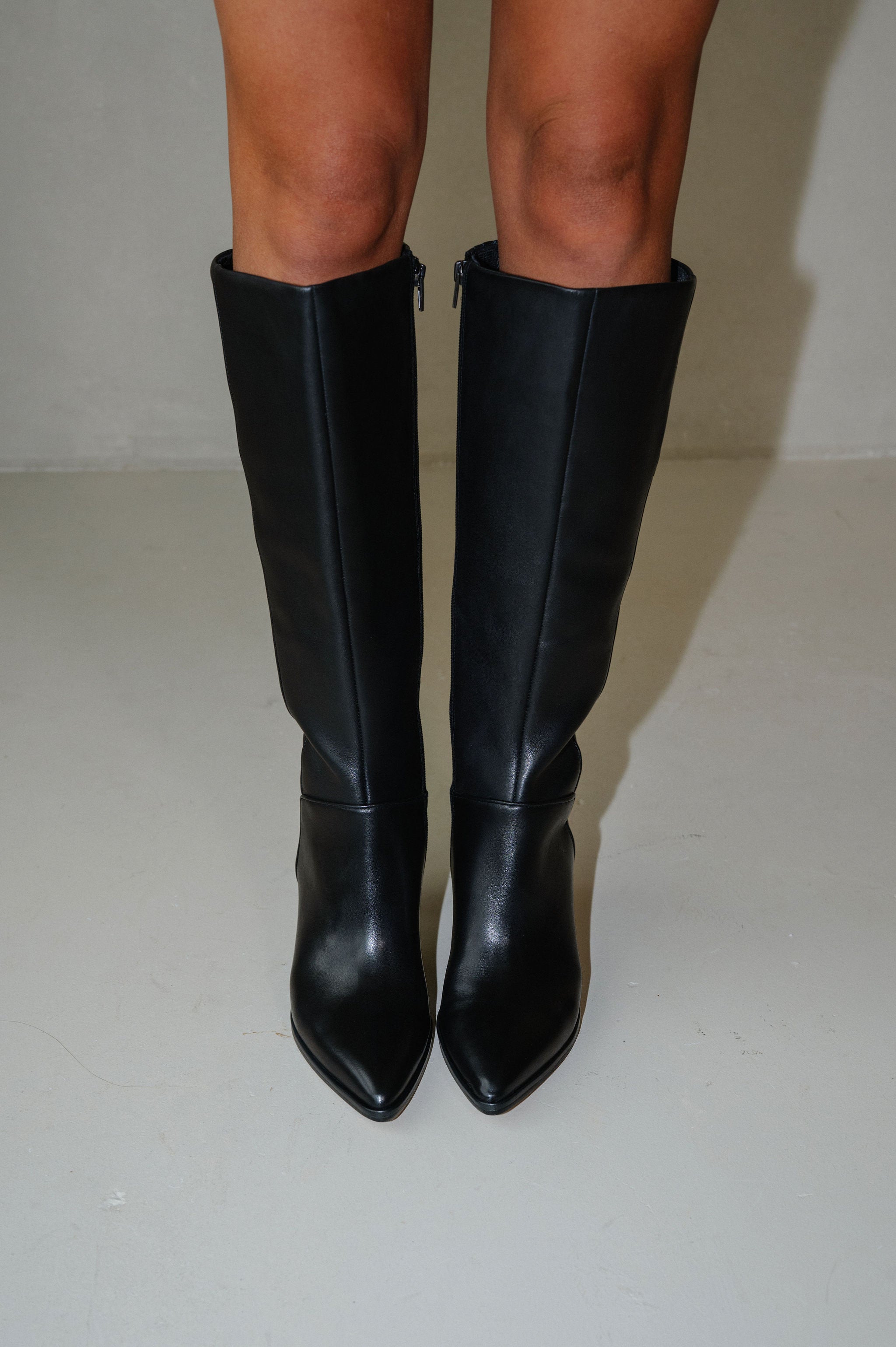 Dolce Vita Aldy Boots-Black Leather