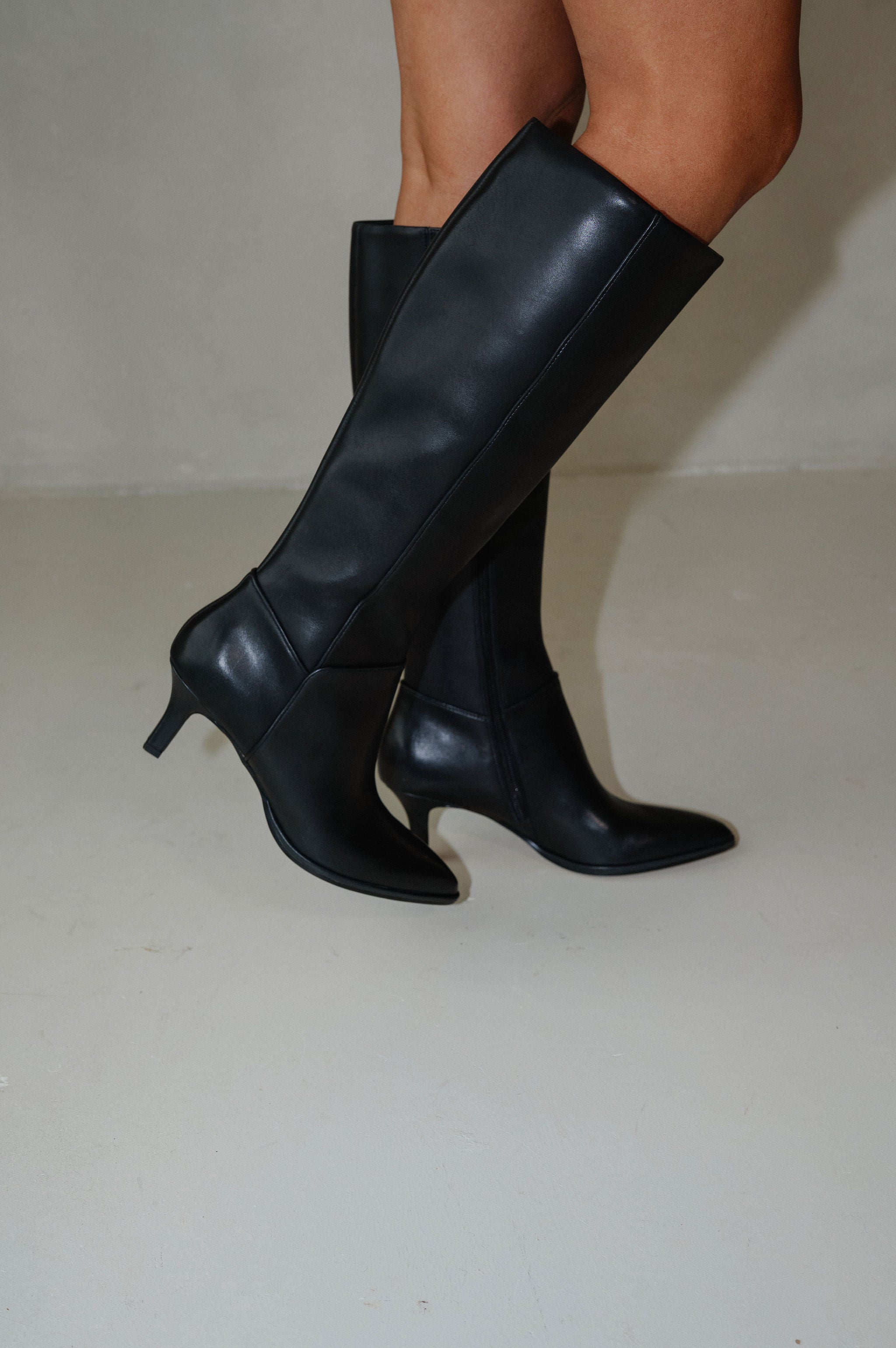 Dolce Vita Aldy Boots-Black Leather