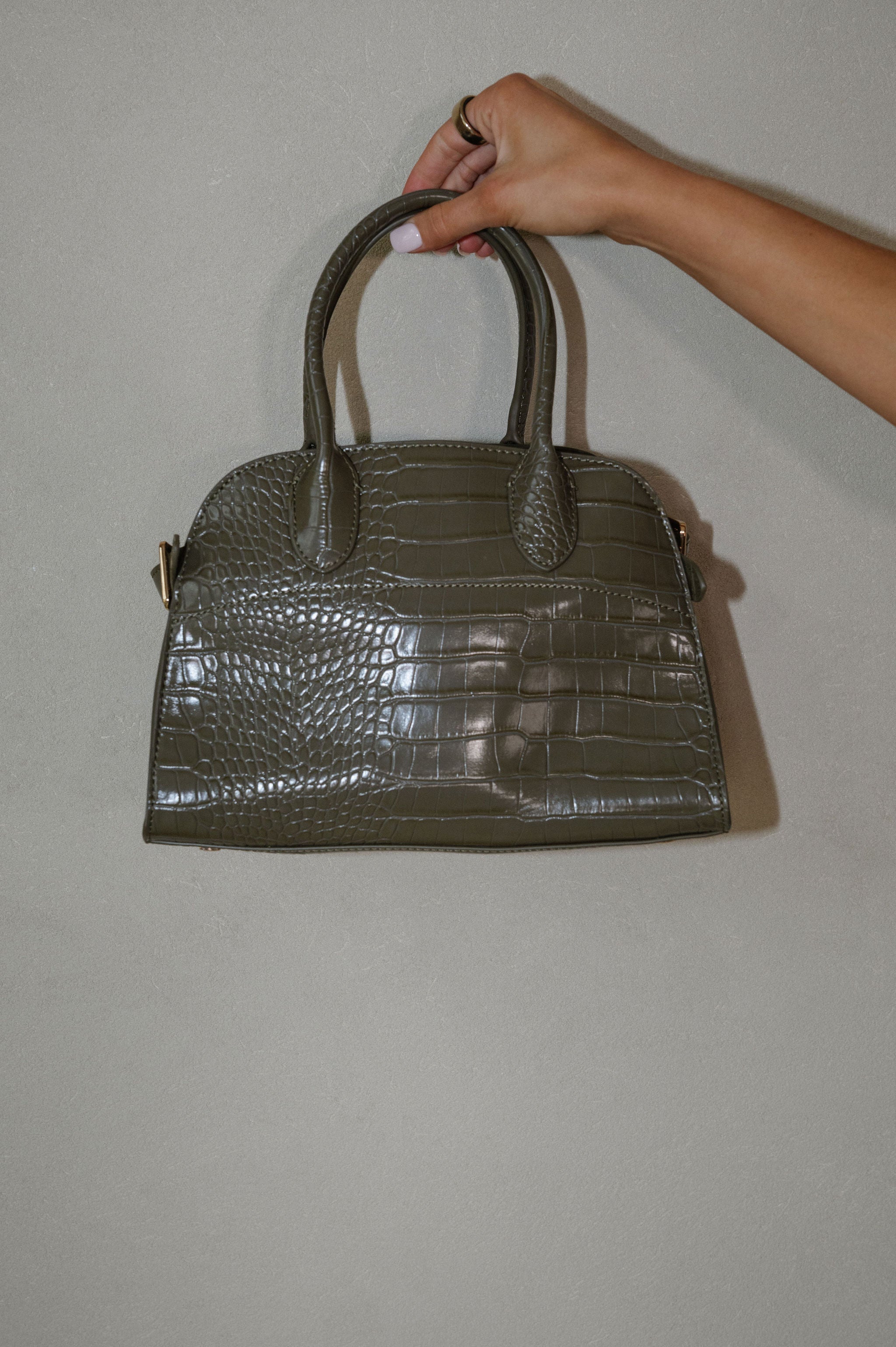 Mini Rome Bag-Olive