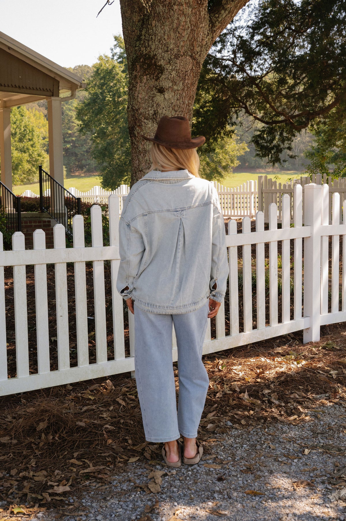 Oakley Embroidered Barrel Jeans-Light Denim