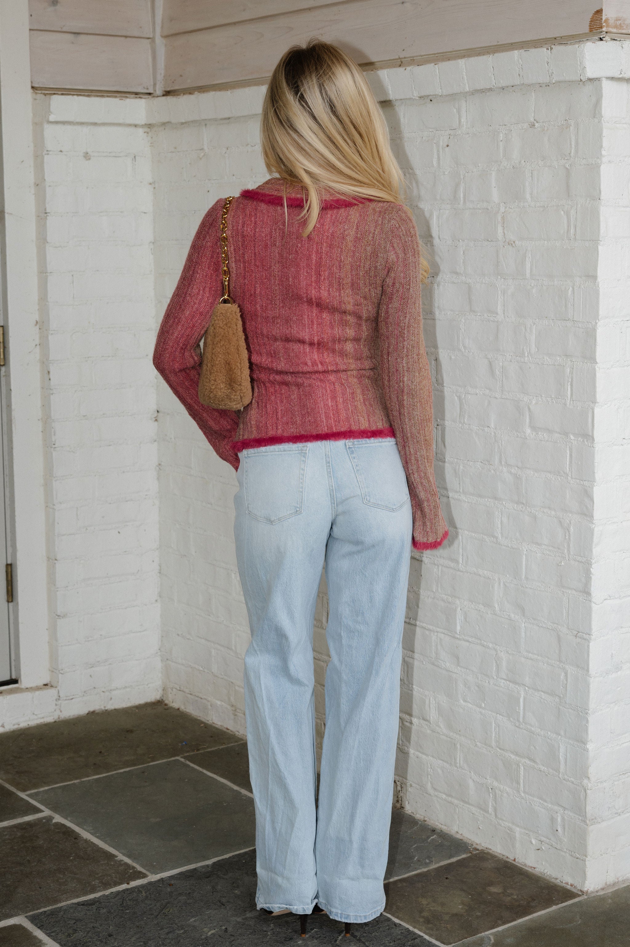 Jacquie Sweater-Fuchsia