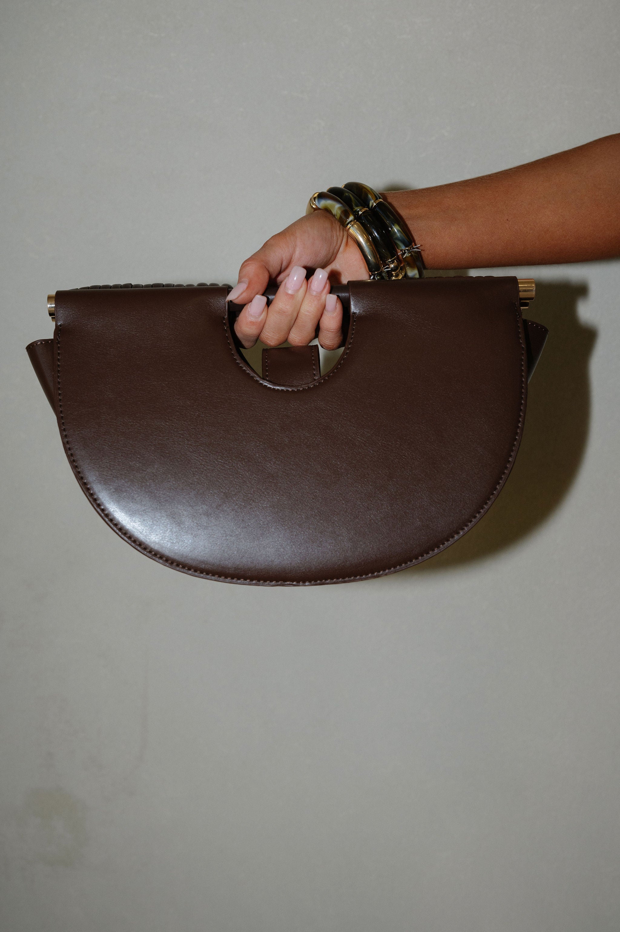 Half Moon Draped Bag