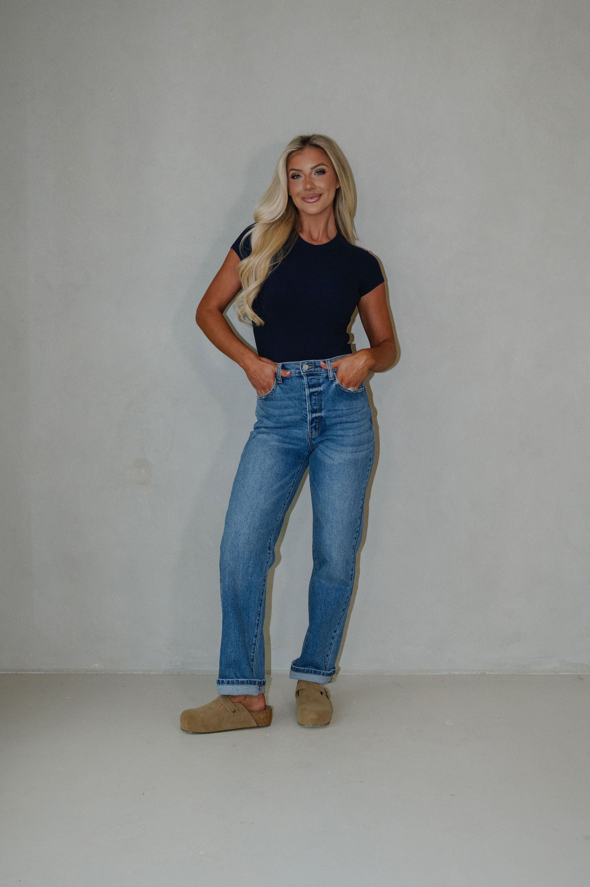Parks Bodysuit-Navy