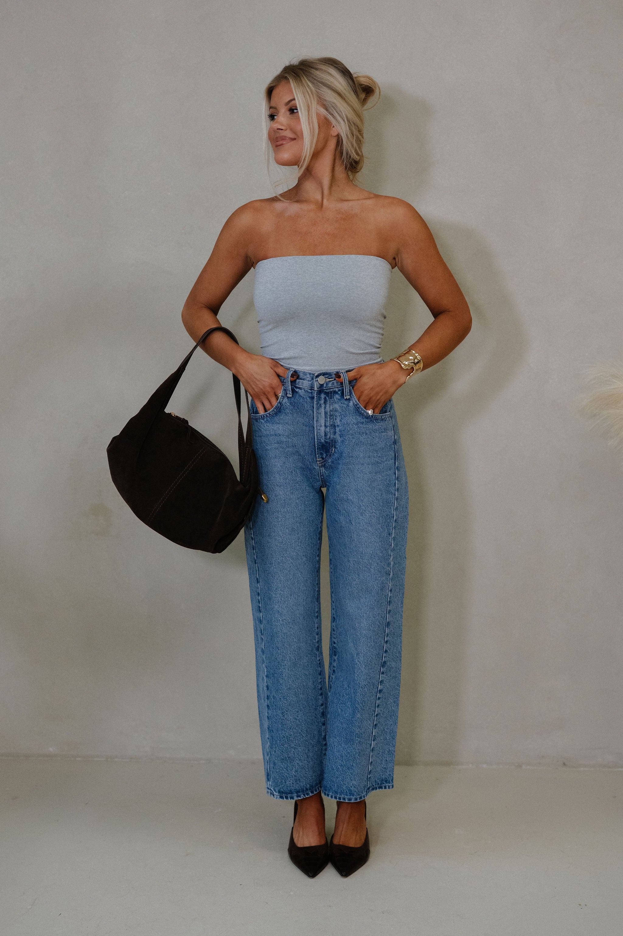 Venice Top-Heather Grey