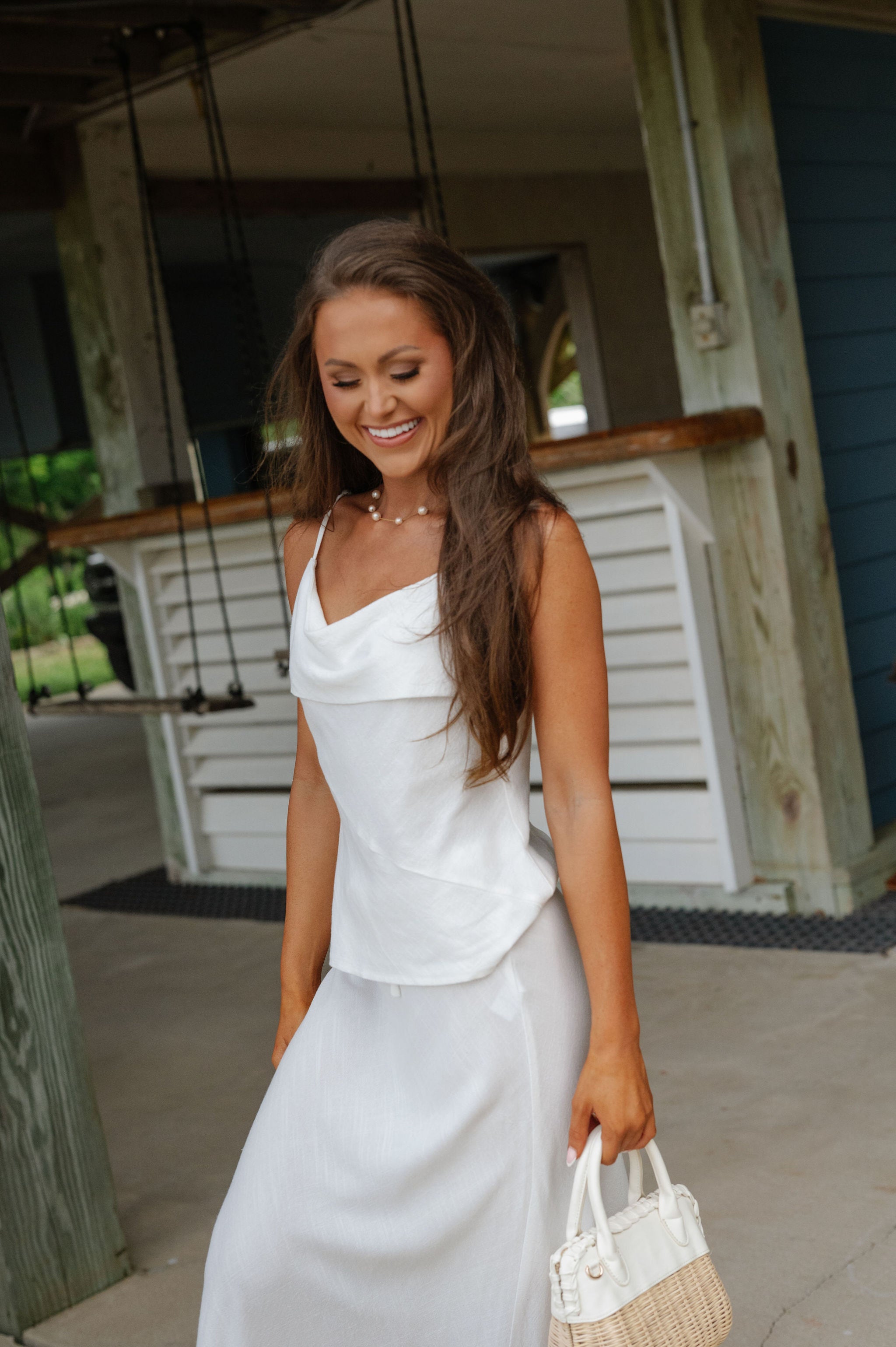 Libby Lace Skirt Set-Off White