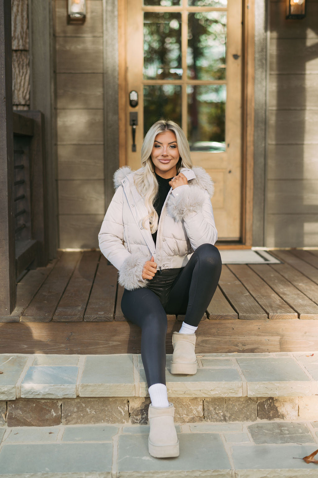 Candace Jacket-Taupe Grey