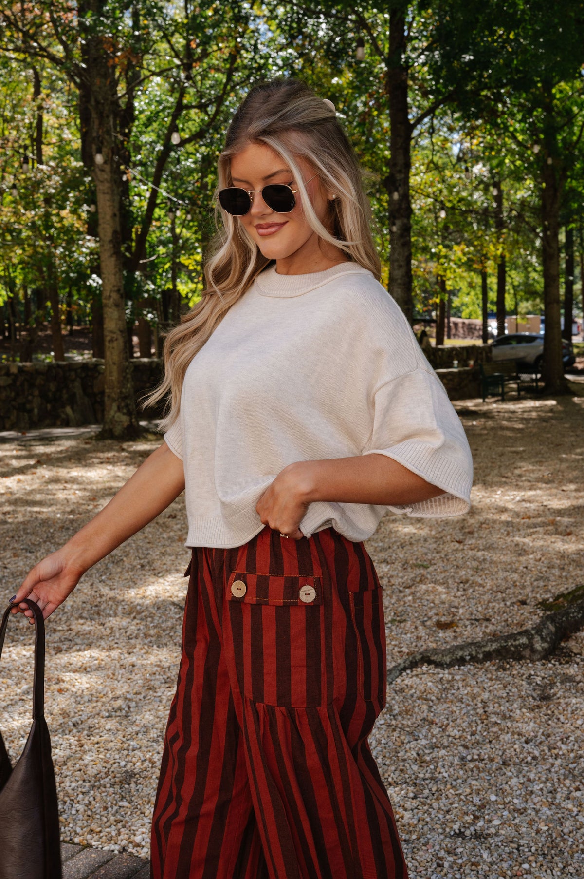 Wool Mix Sweater Top-Oatmeal