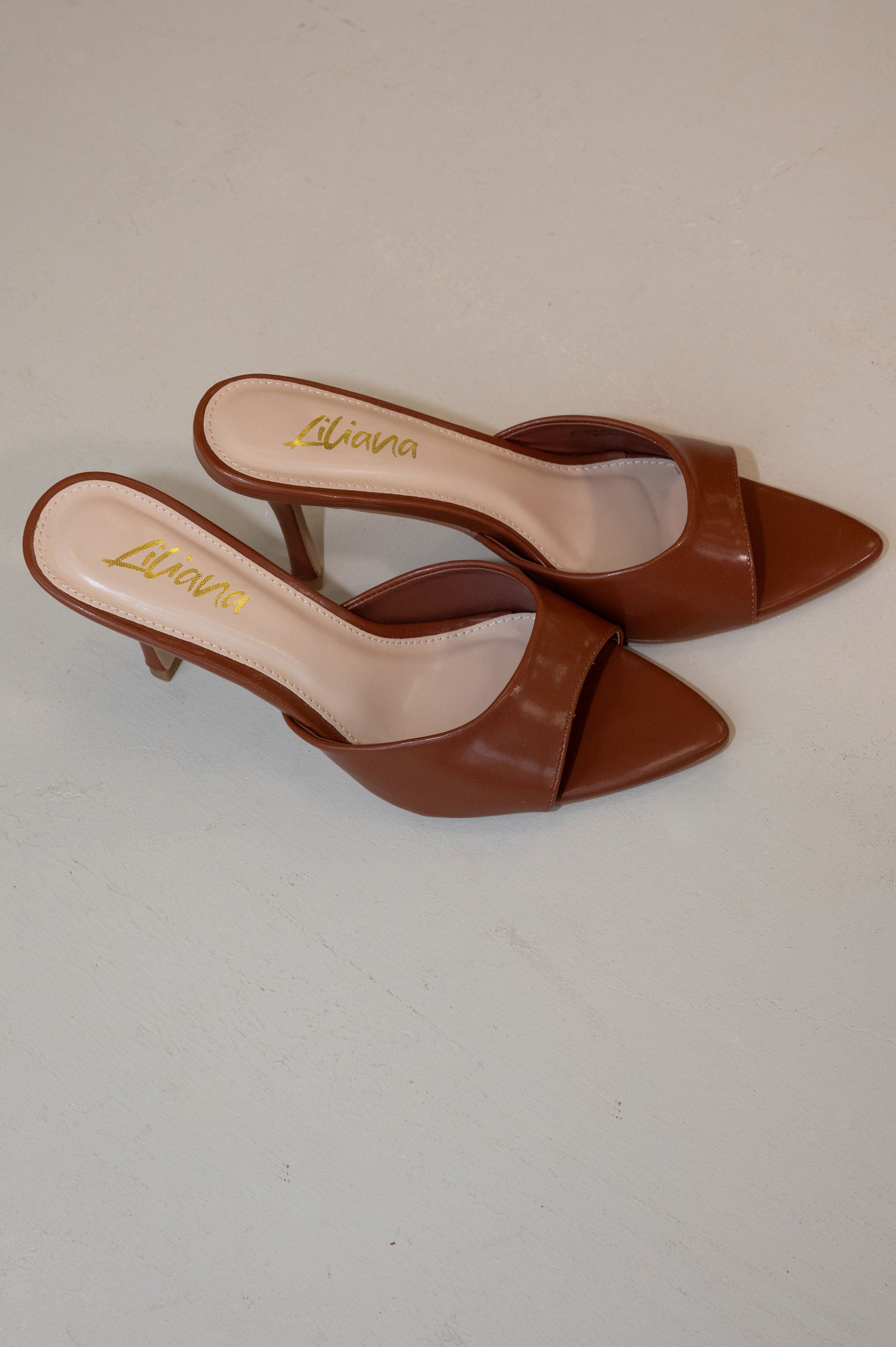 Camelia Heel- Brown