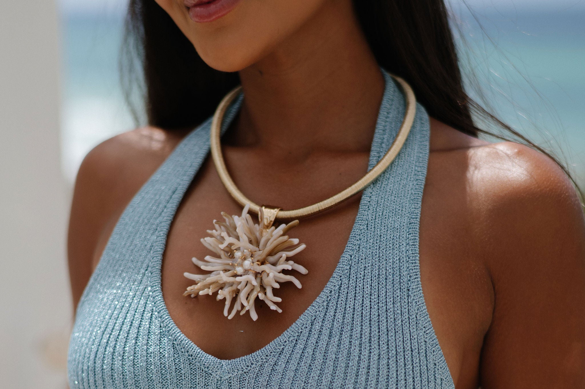 Coral Burst Necklace