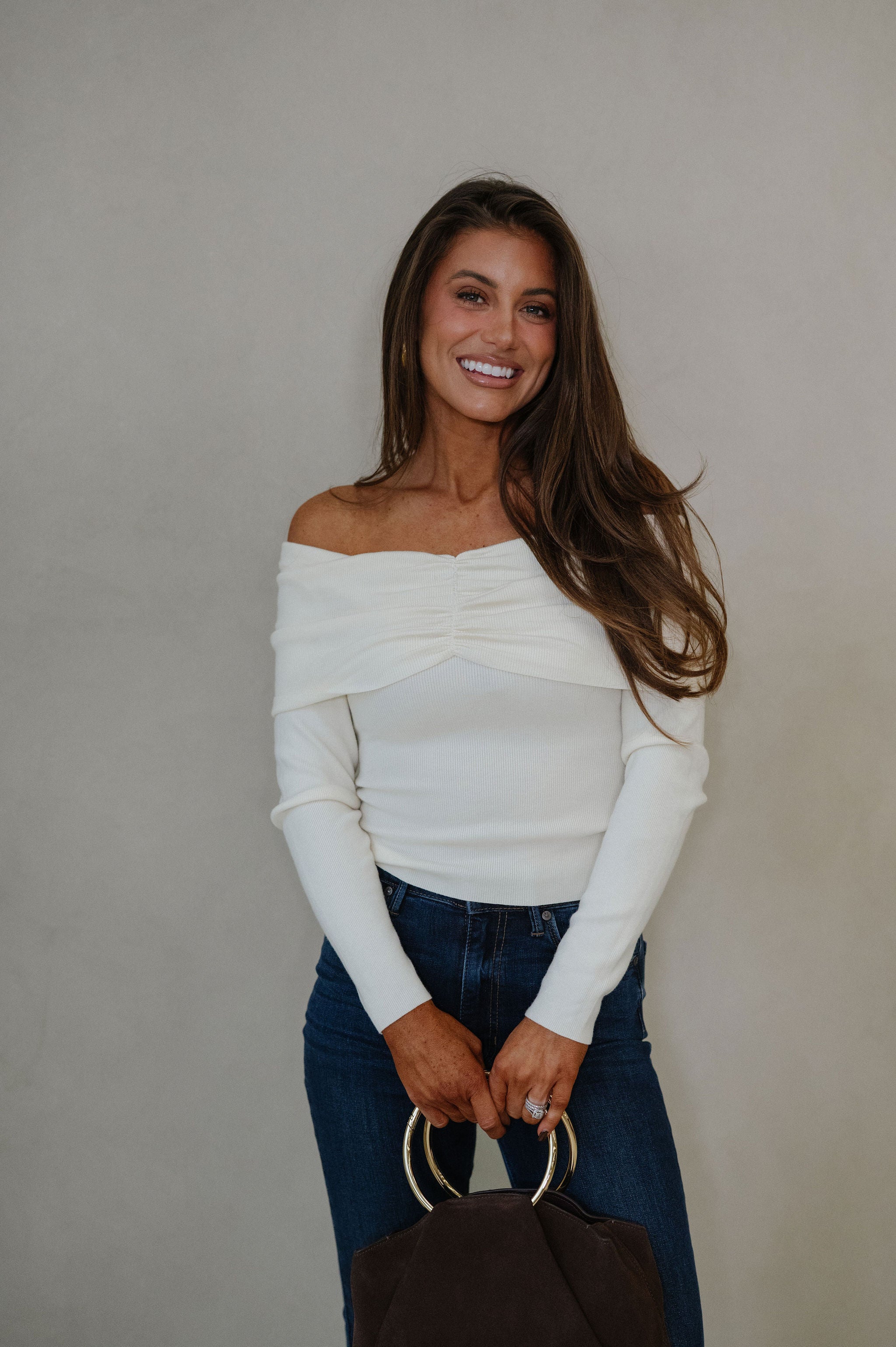 Hugo Sweater Top-Cream