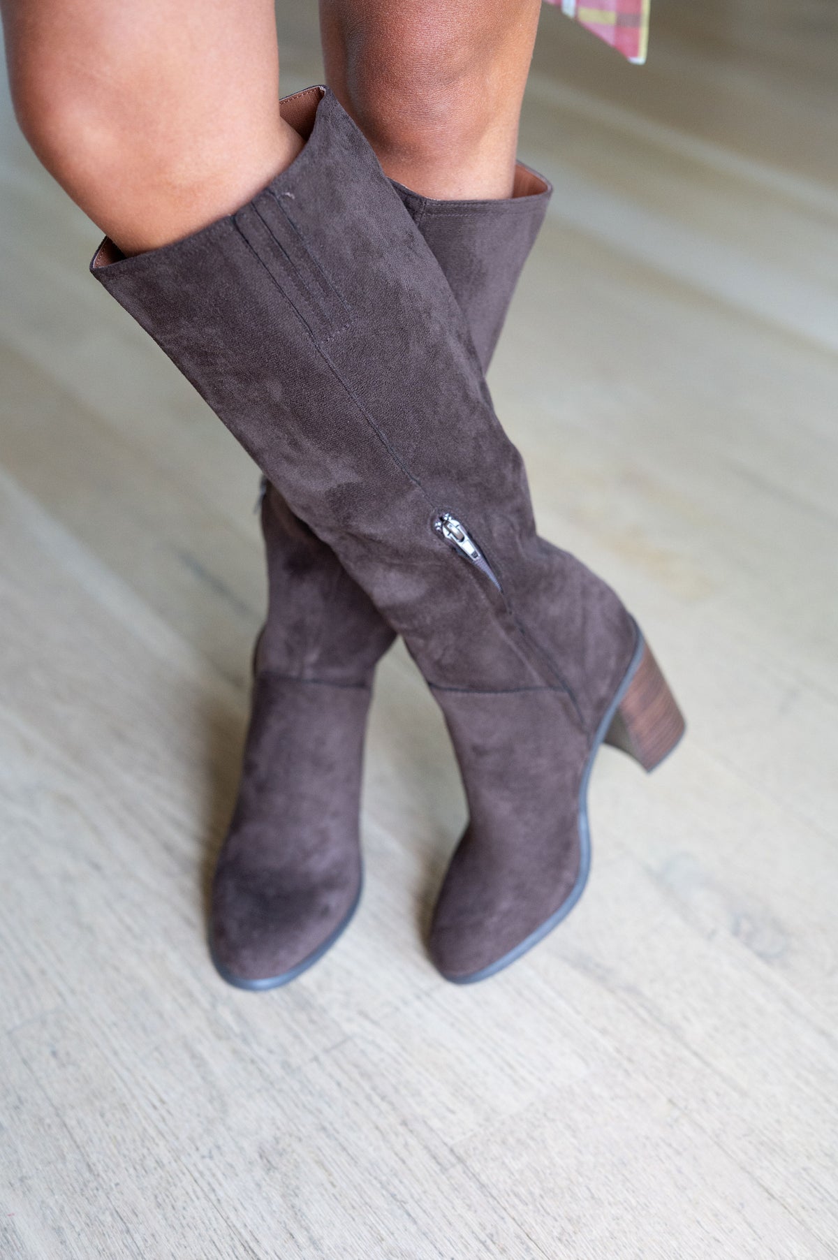 Shiloh Knee High Boot-Coffee