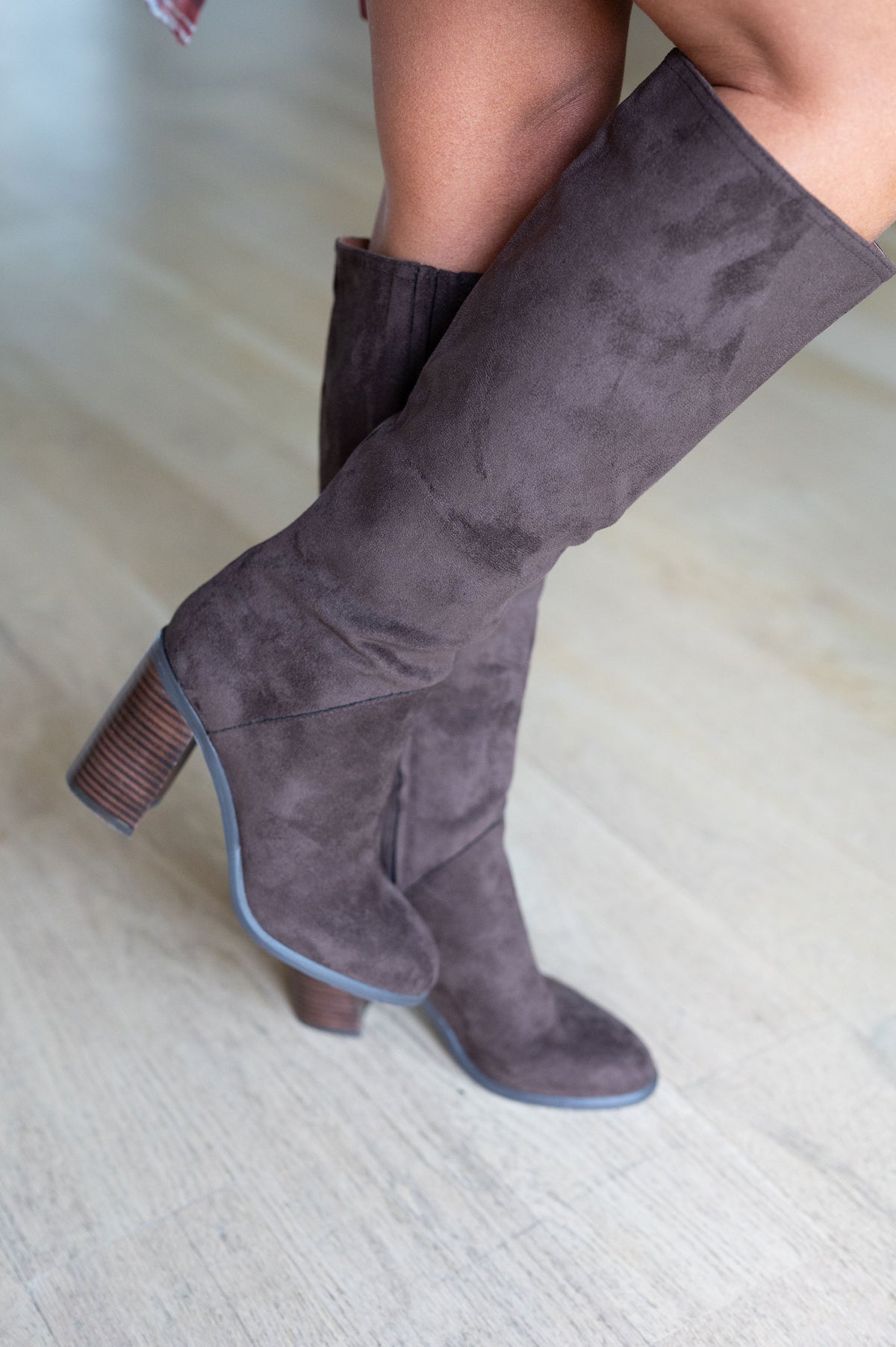 Shiloh Knee High Boot-Coffee