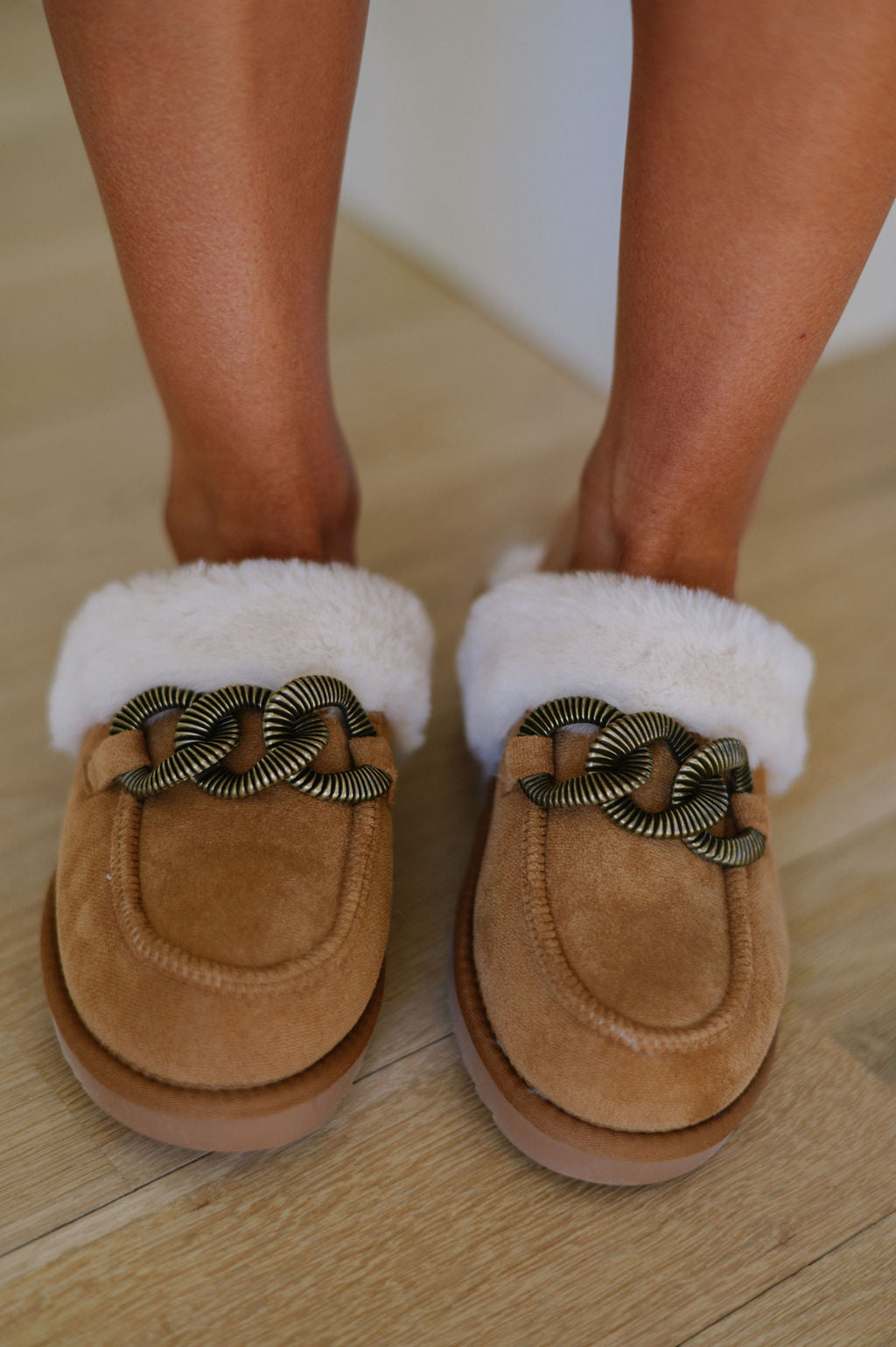 Taos Slippers-Chestnut