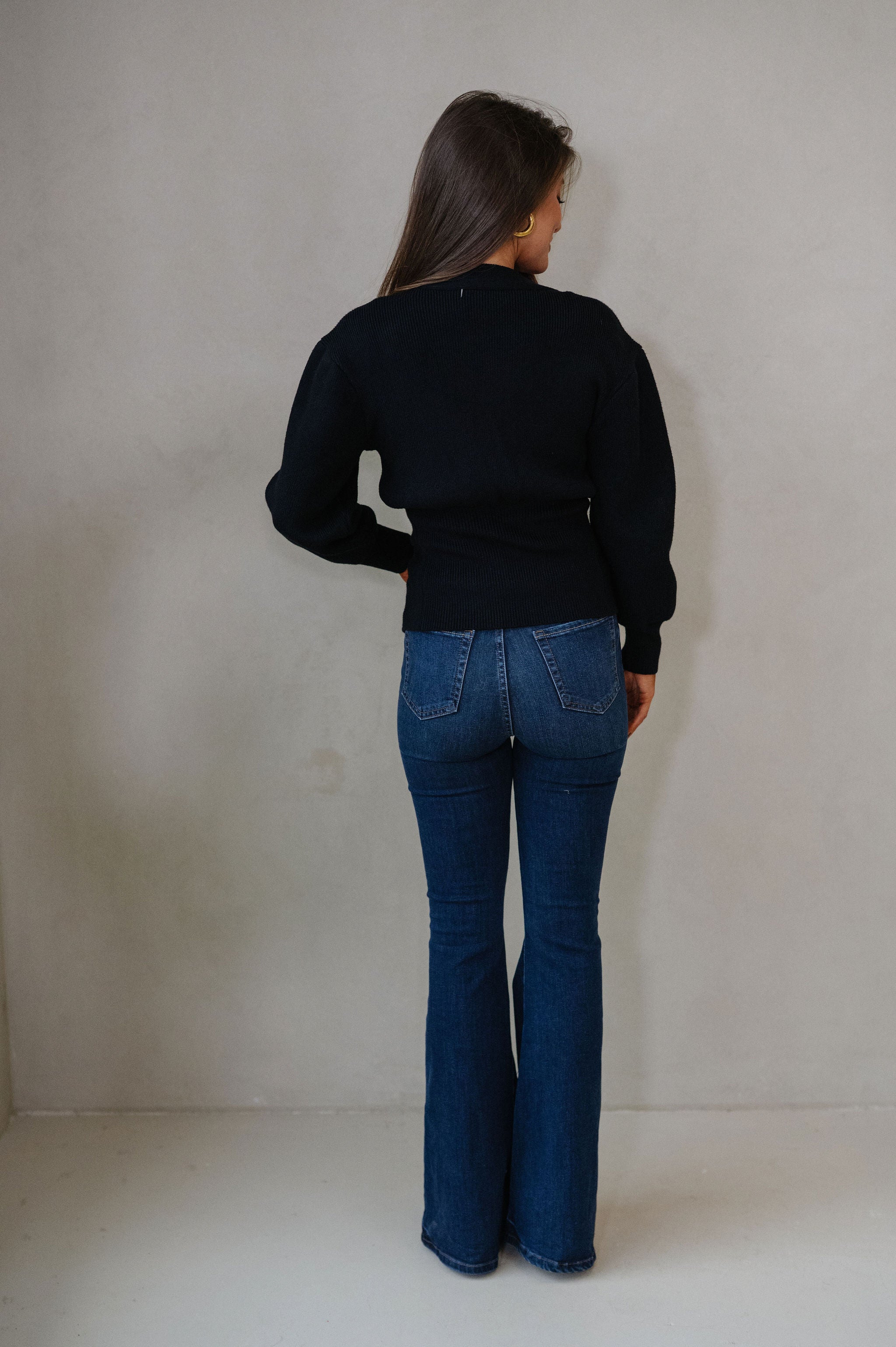 Lunden Cardigan-Black