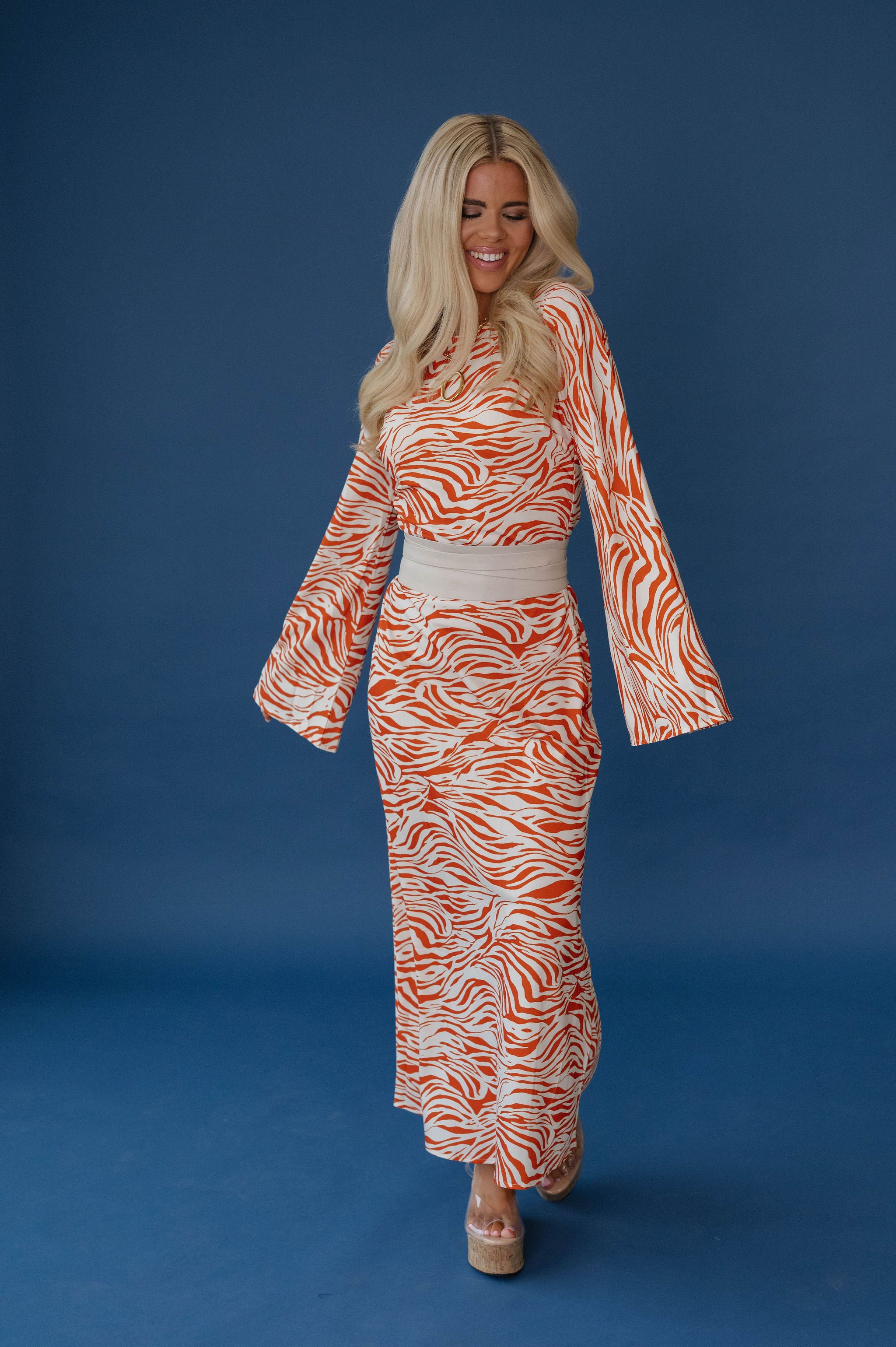 Obi Wrap Belt-Beige