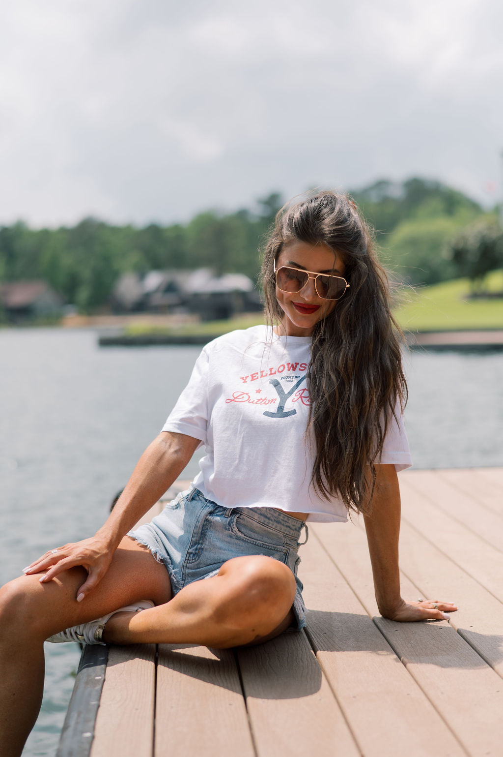 Yellowstone Graphic Tee-White