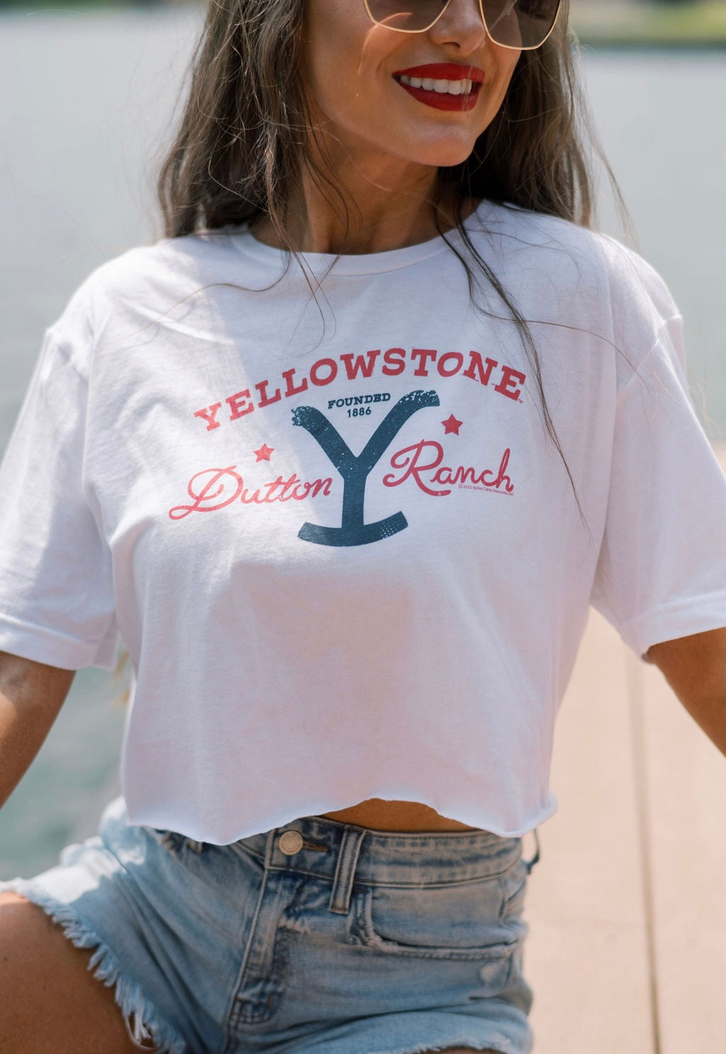 Yellowstone Graphic Tee-White