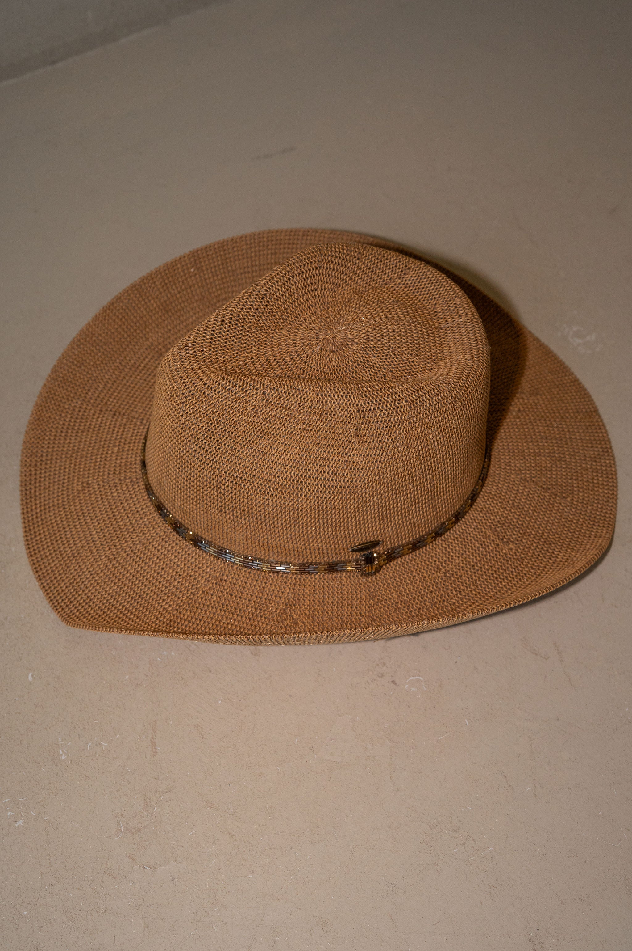 Rhinestone Trim Cowboy Hat