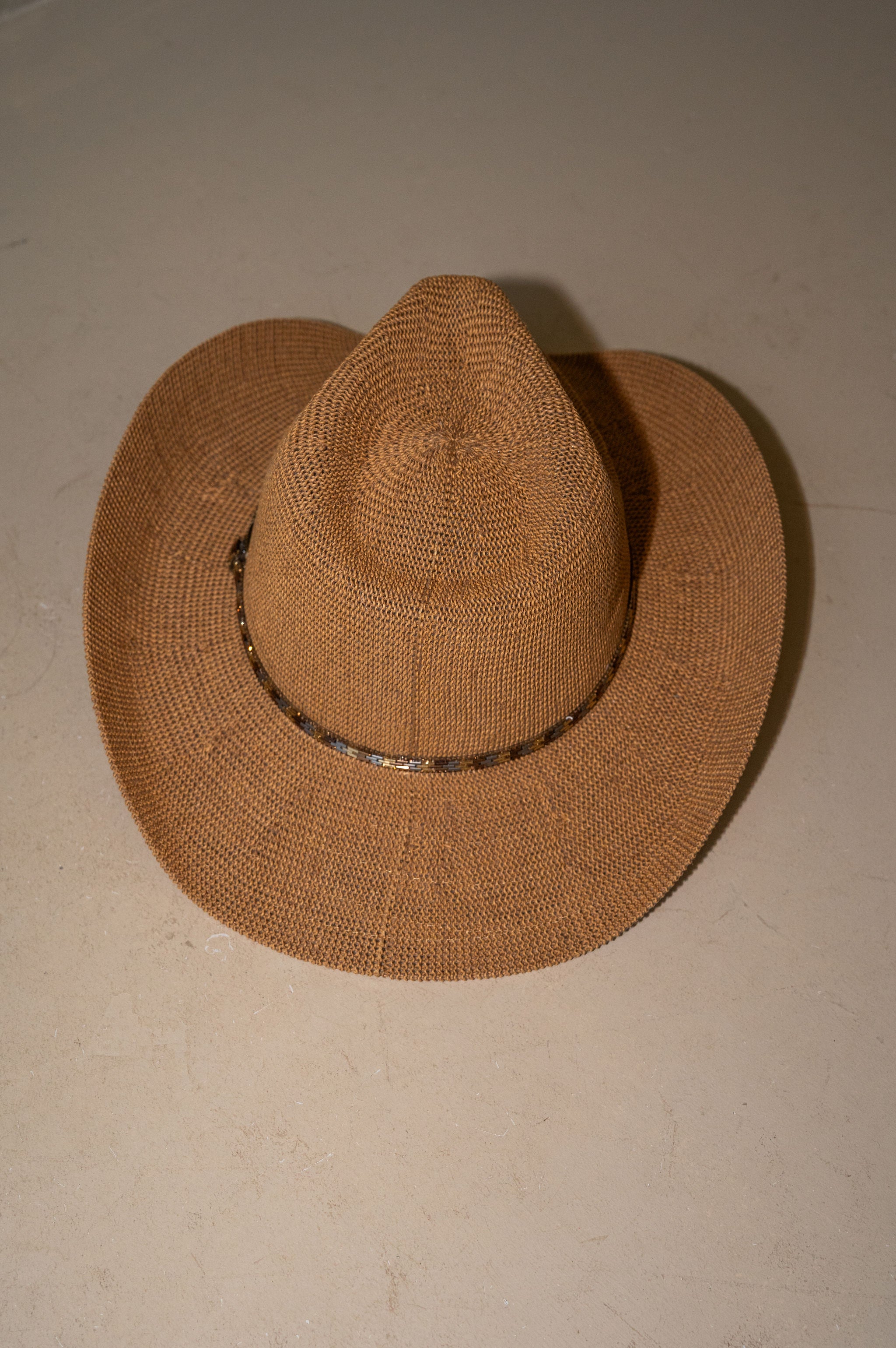 Rhinestone Trim Cowboy Hat