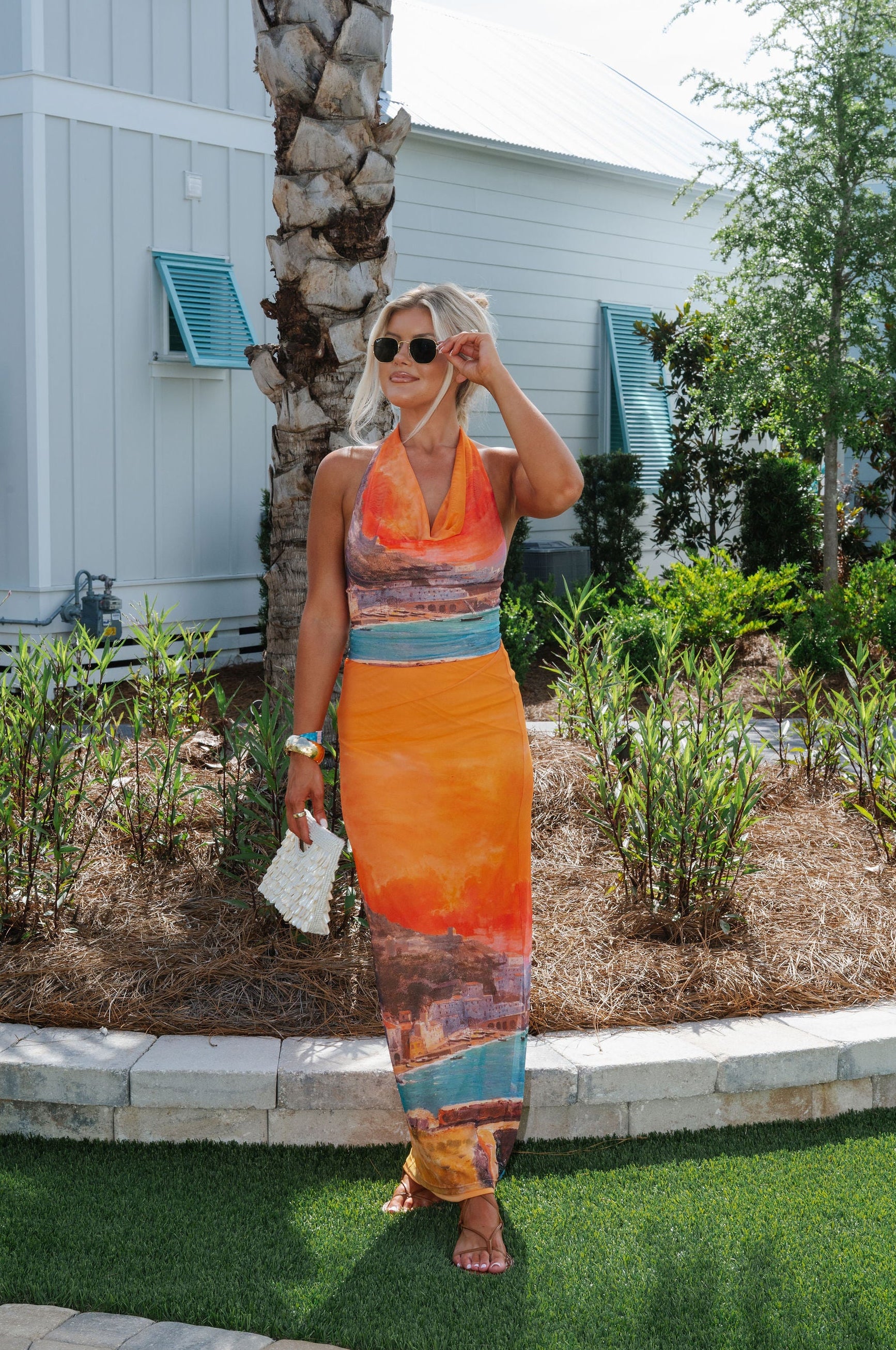 Riveria Skirt Set-Sunset