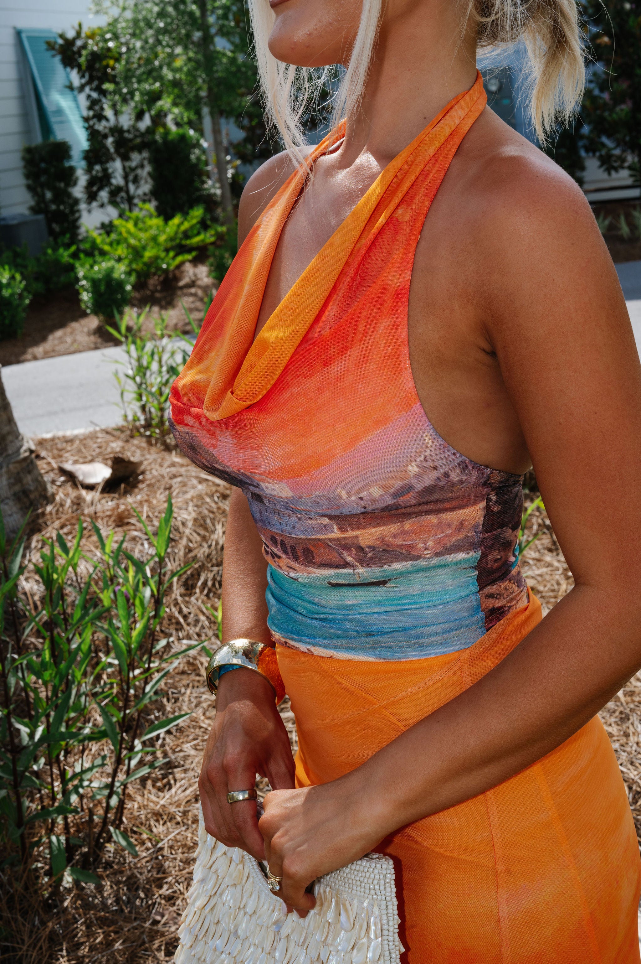 Riveria Skirt Set-Sunset