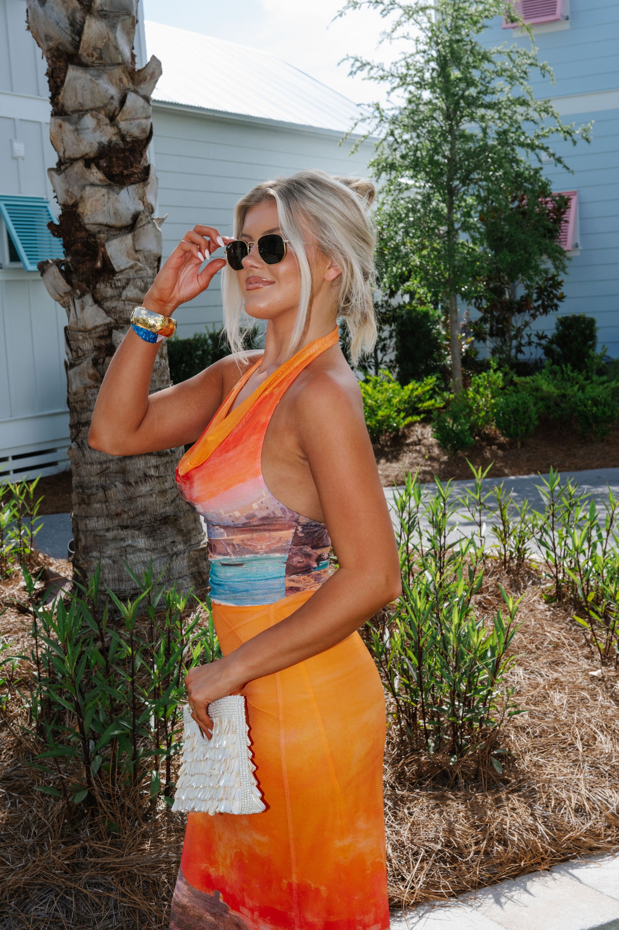 Riveria Skirt Set-Sunset