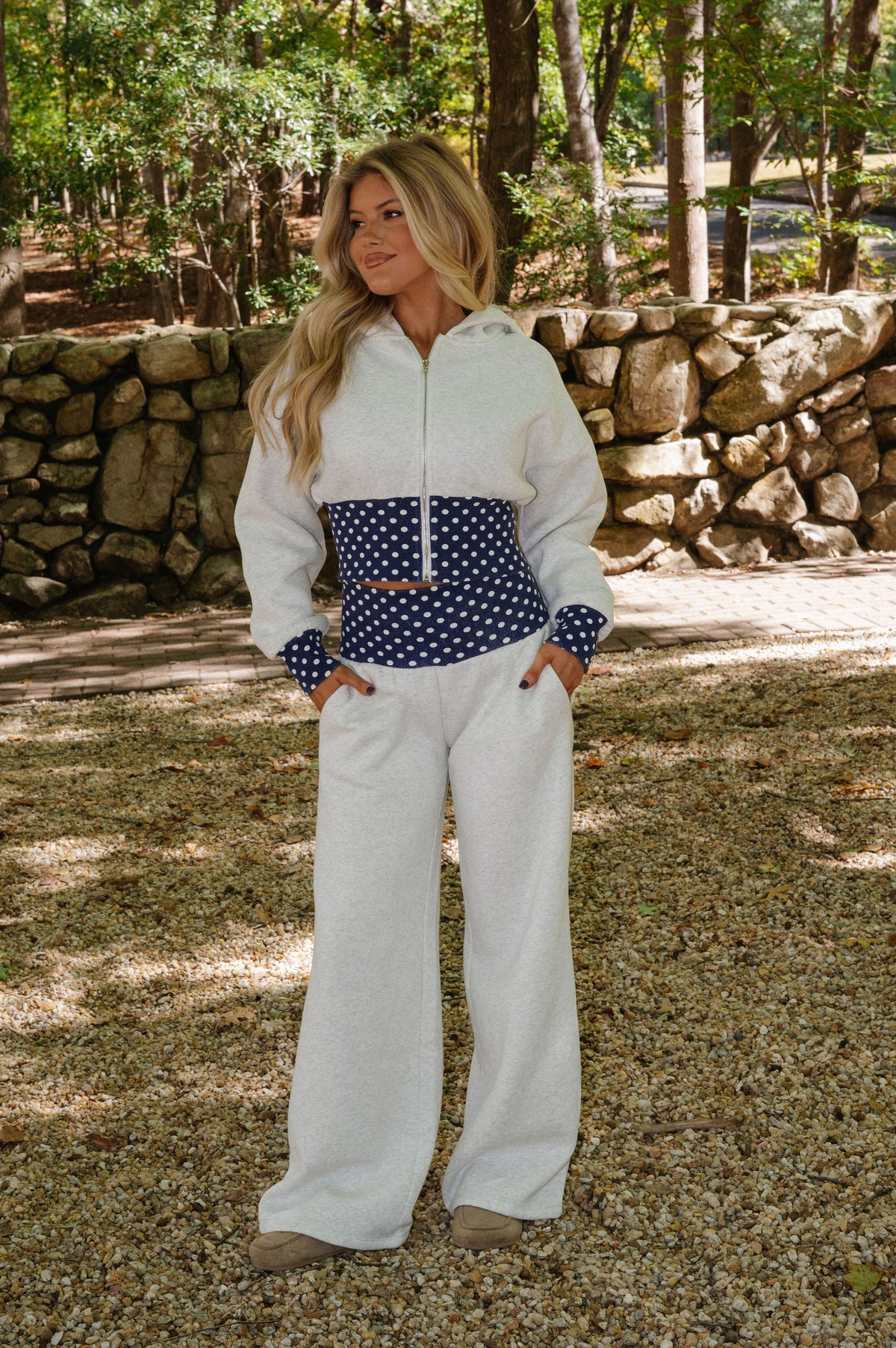 Cosette Lounge Set-Heather Grey